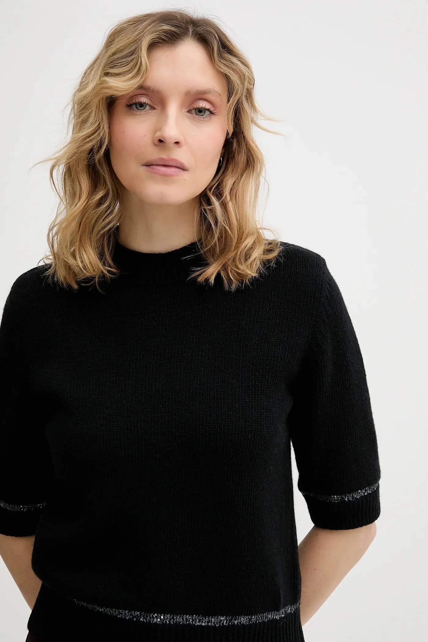 Свитер из смесовой шерсти - фото 4