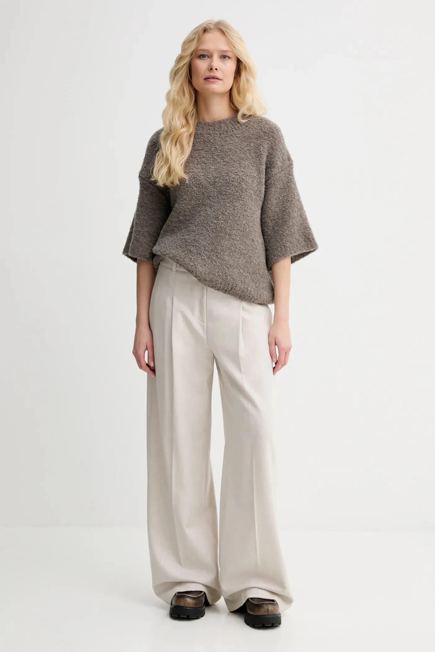 Свитер из смесовой шерсти - фото 2