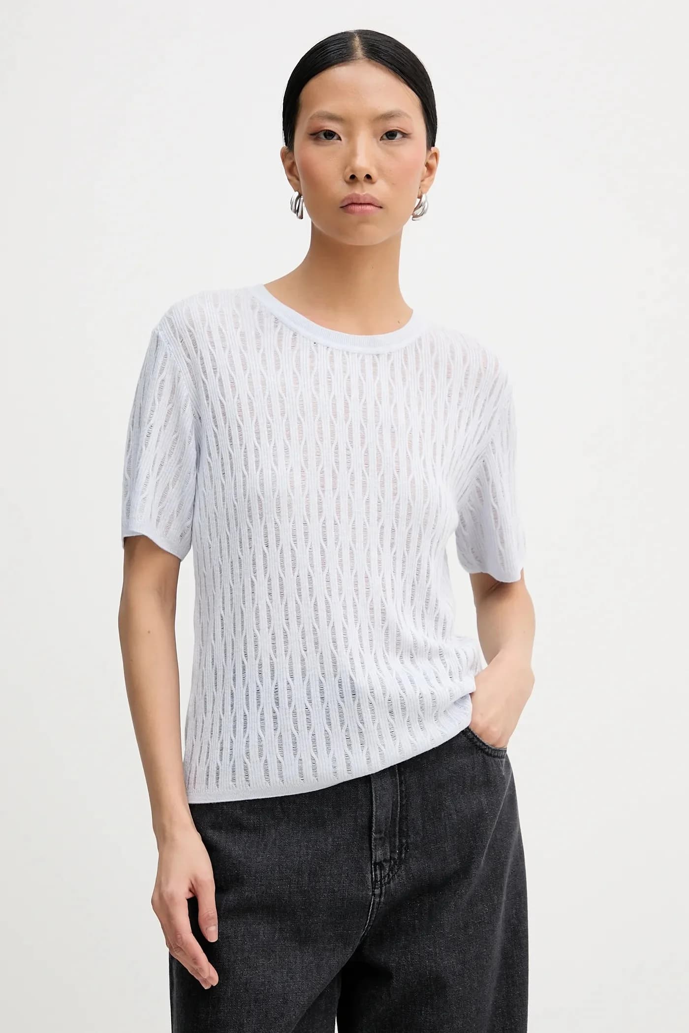 Свитер из смесовой шерсти