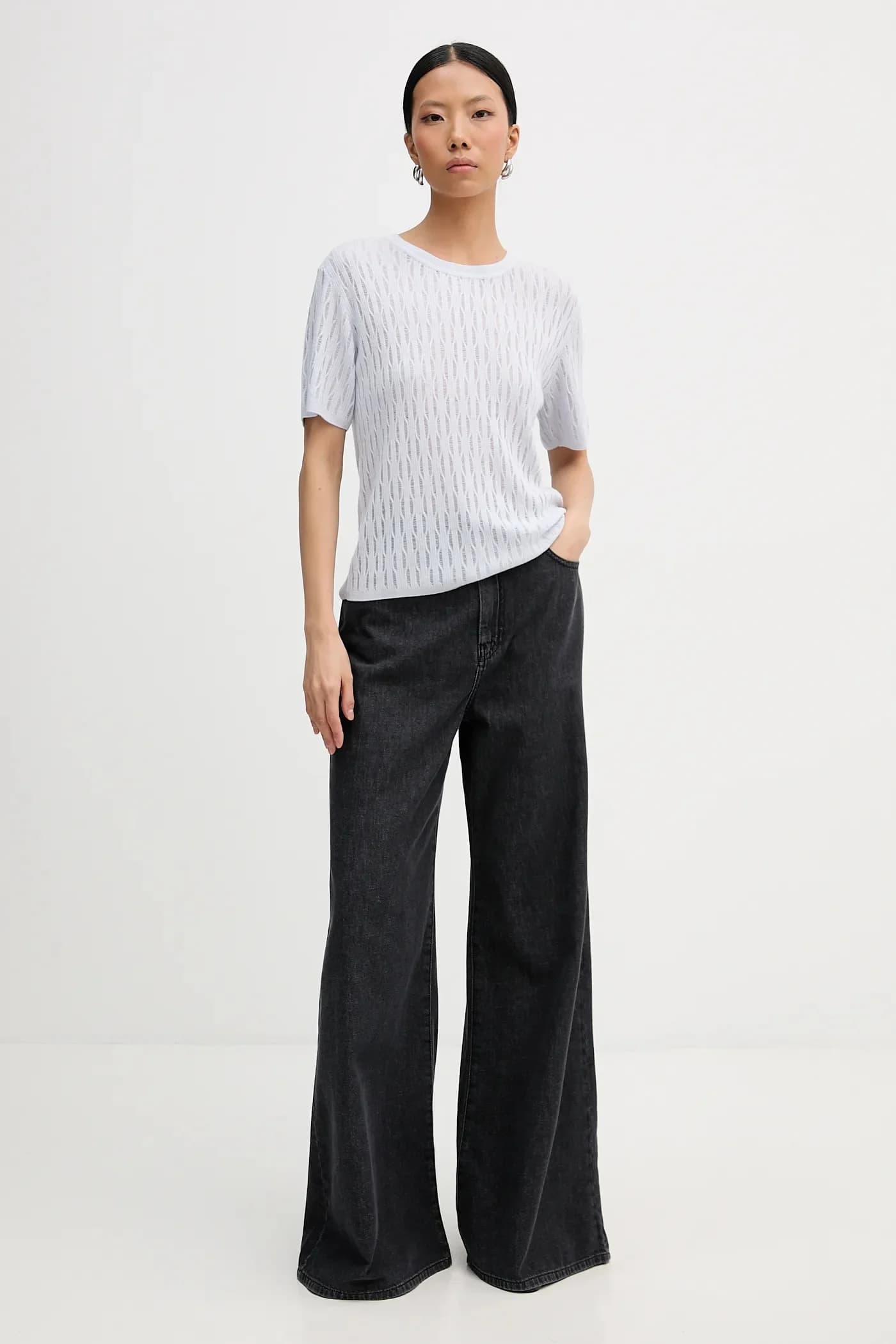 Свитер из смесовой шерсти - фото 2