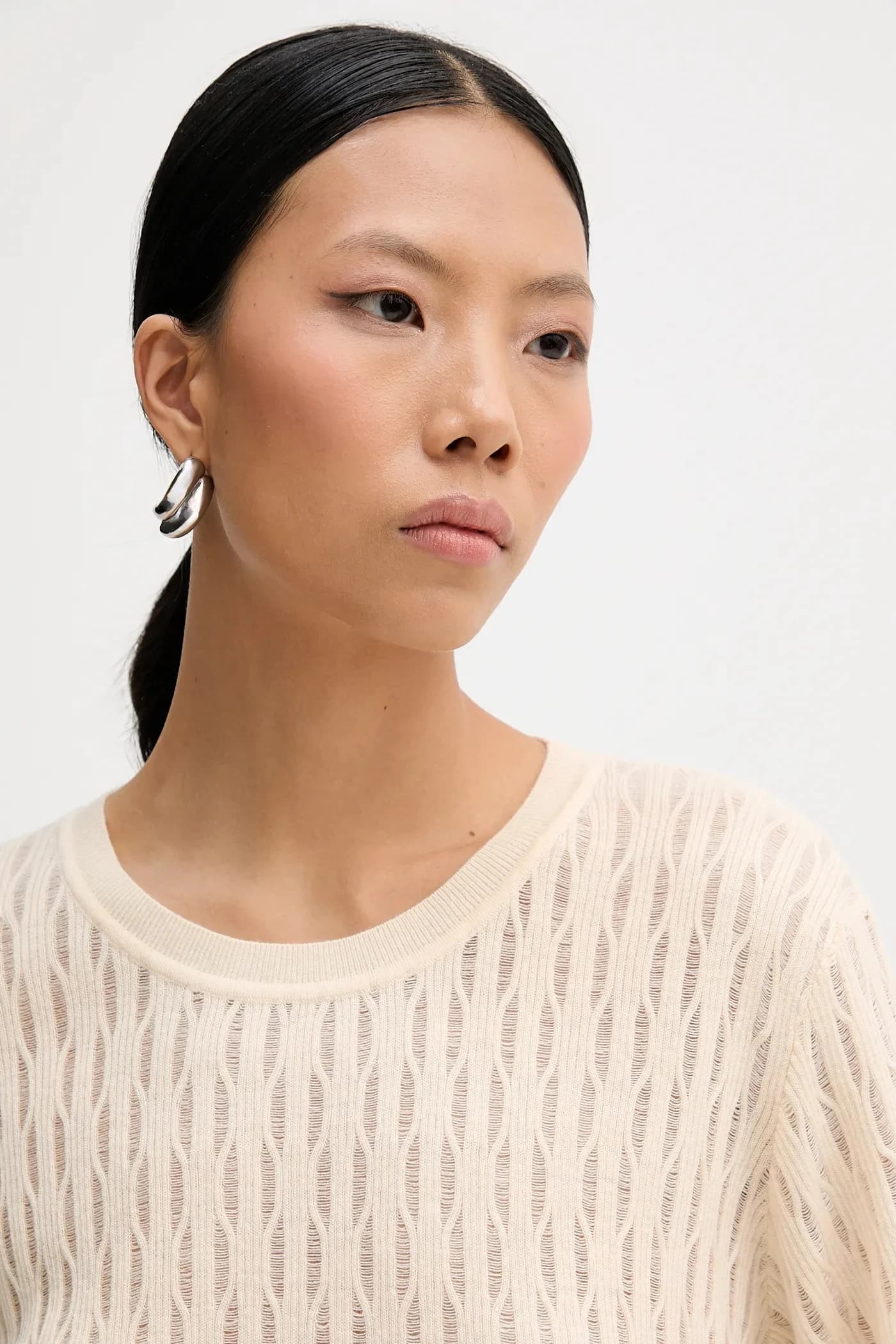 Свитер из смесовой шерсти - фото 4