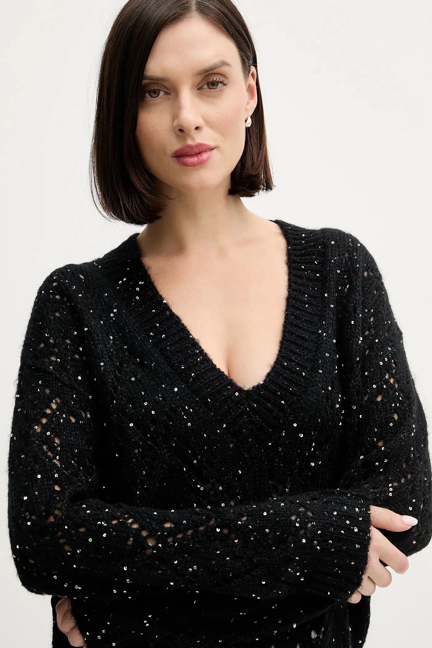 Свитер из смесовой шерсти - фото 4