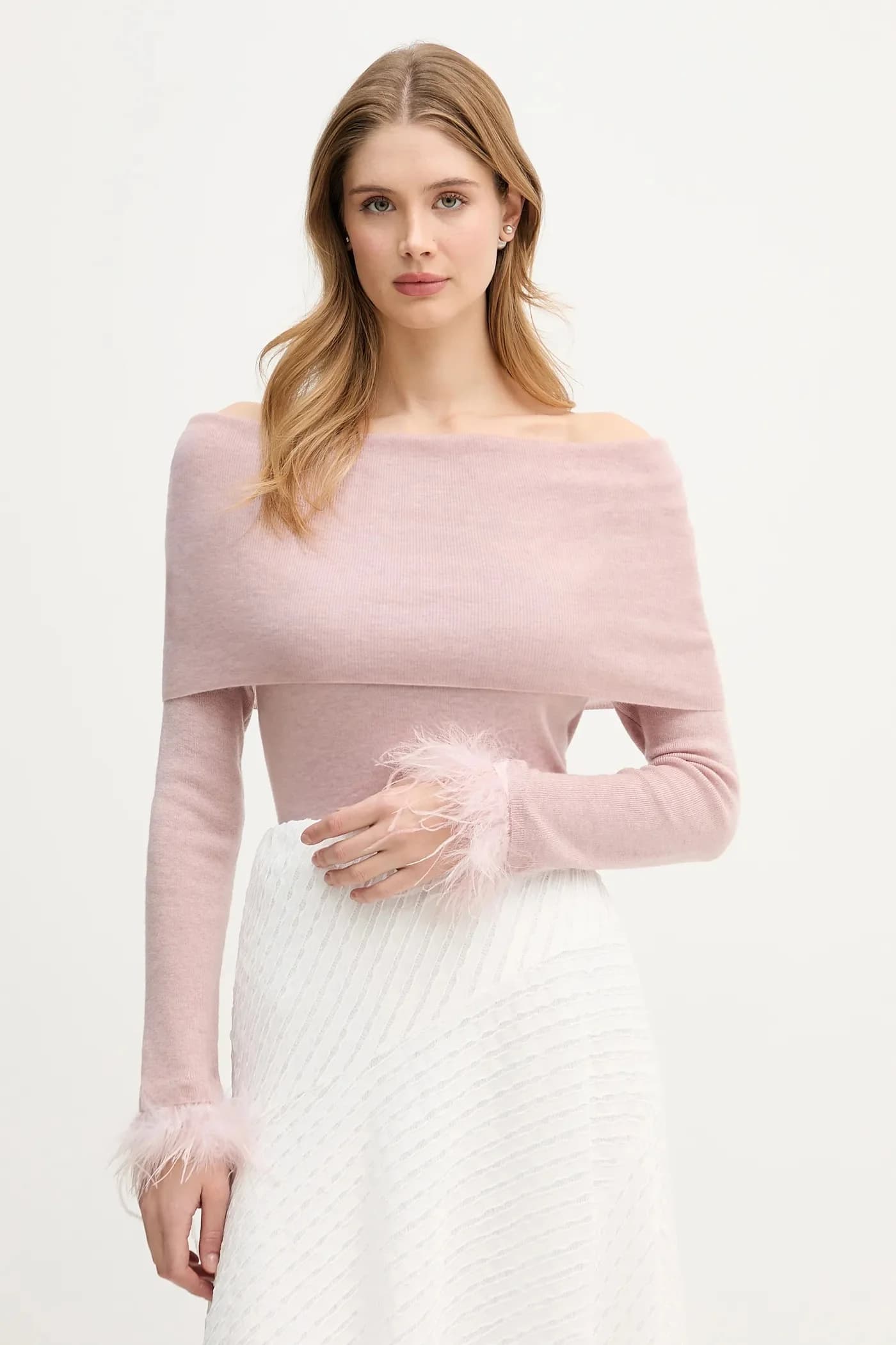 Свитер из смесовой шерсти