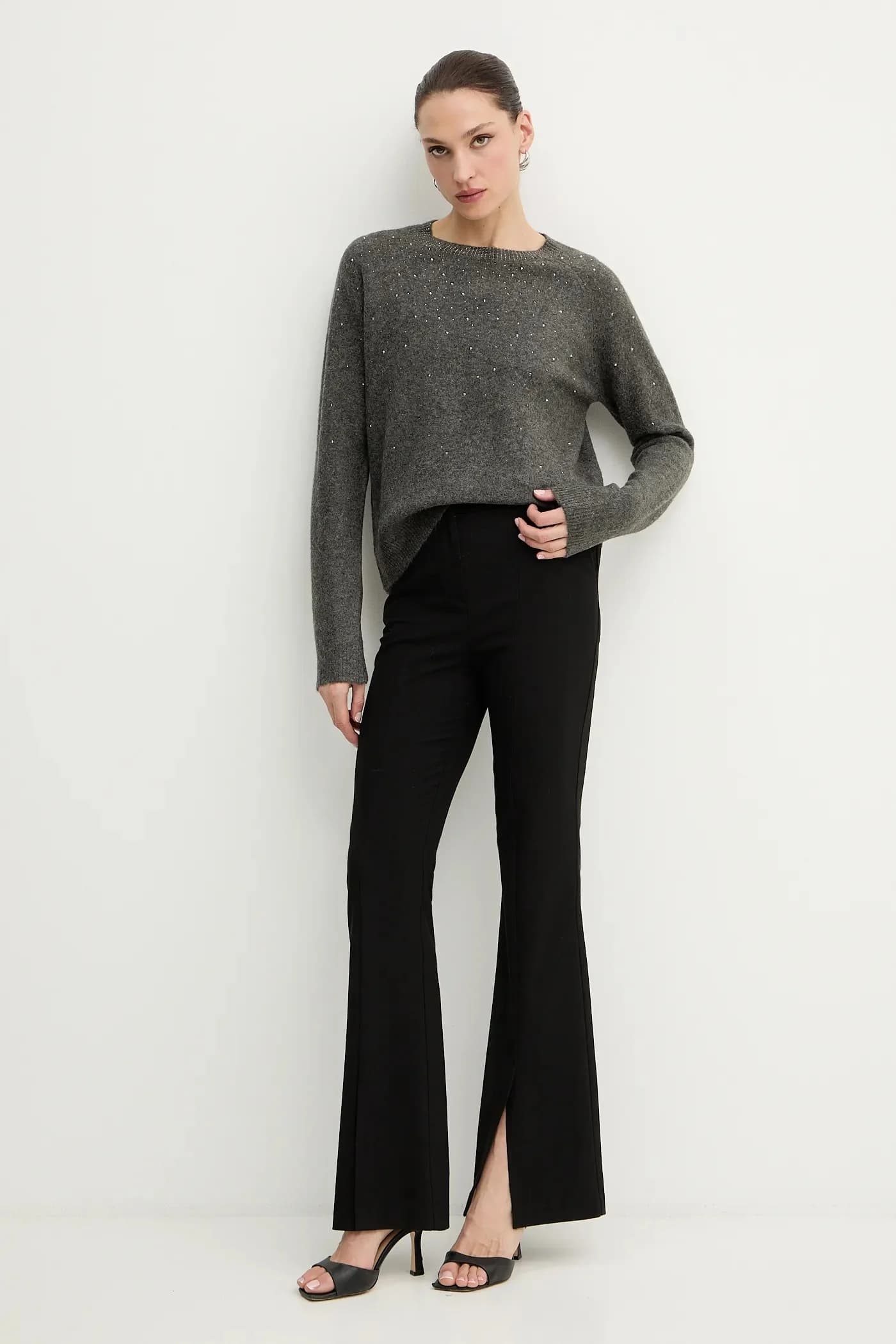 Свитер из смесовой шерсти - фото 2