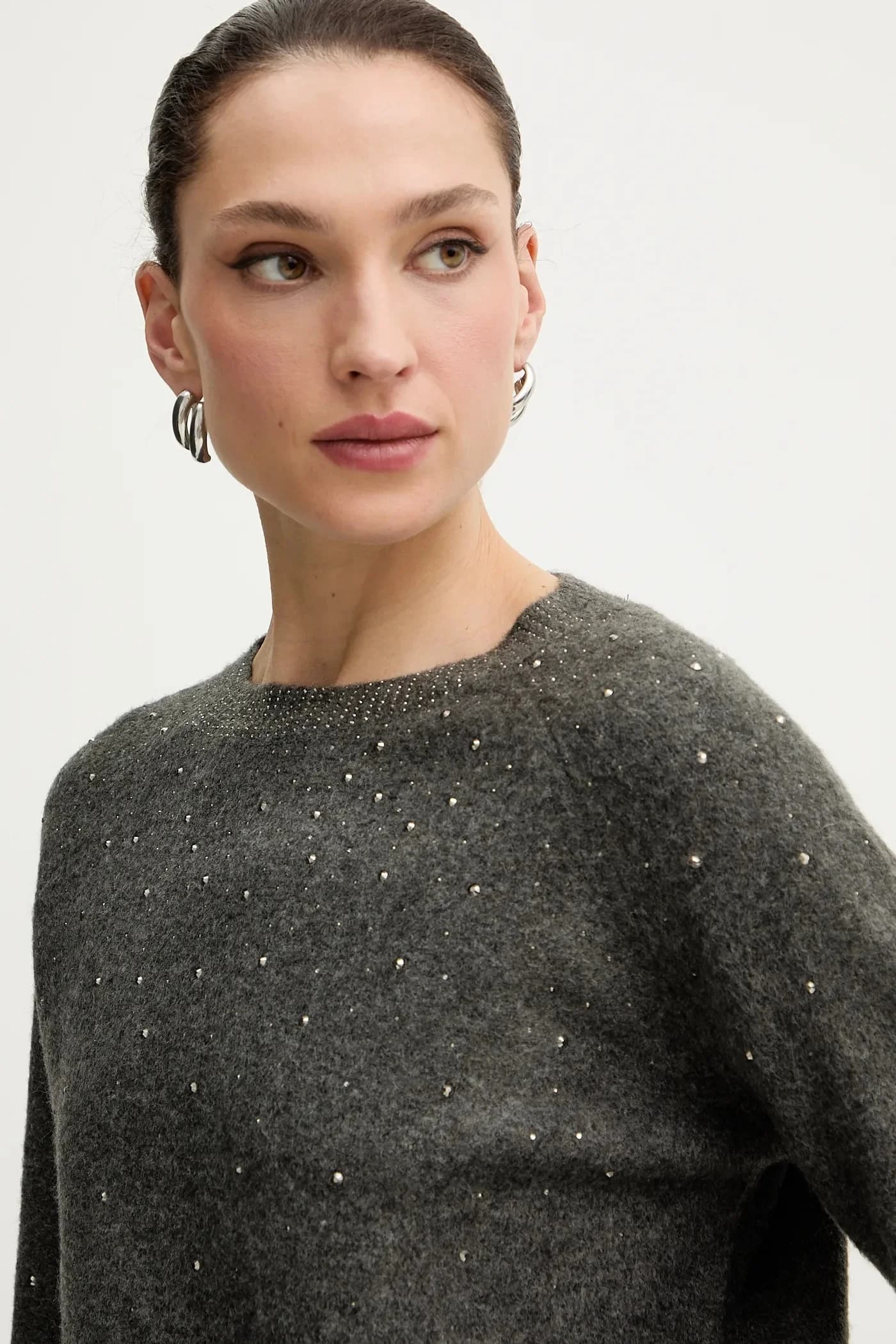 Свитер из смесовой шерсти - фото 4