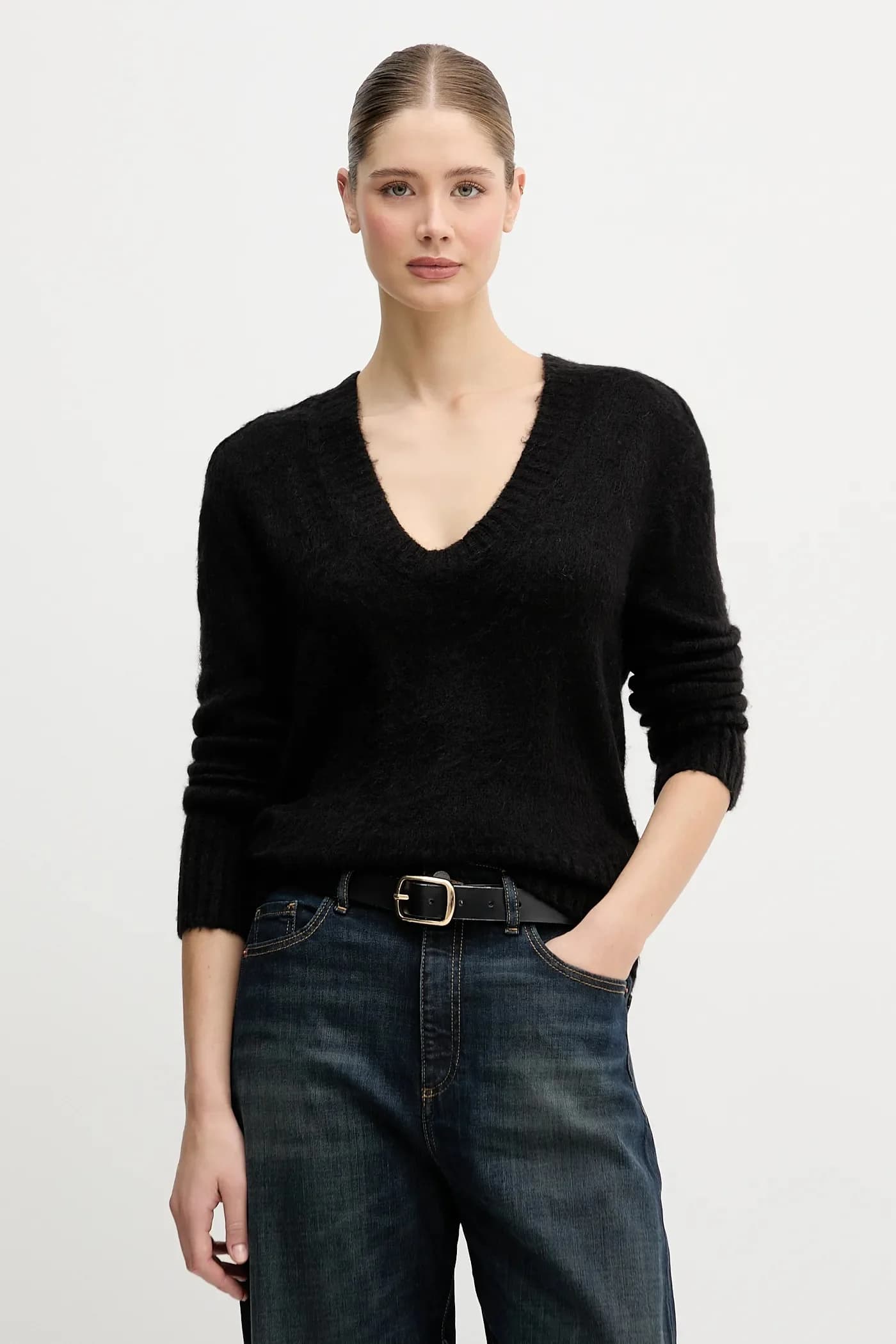 Свитер с мохером