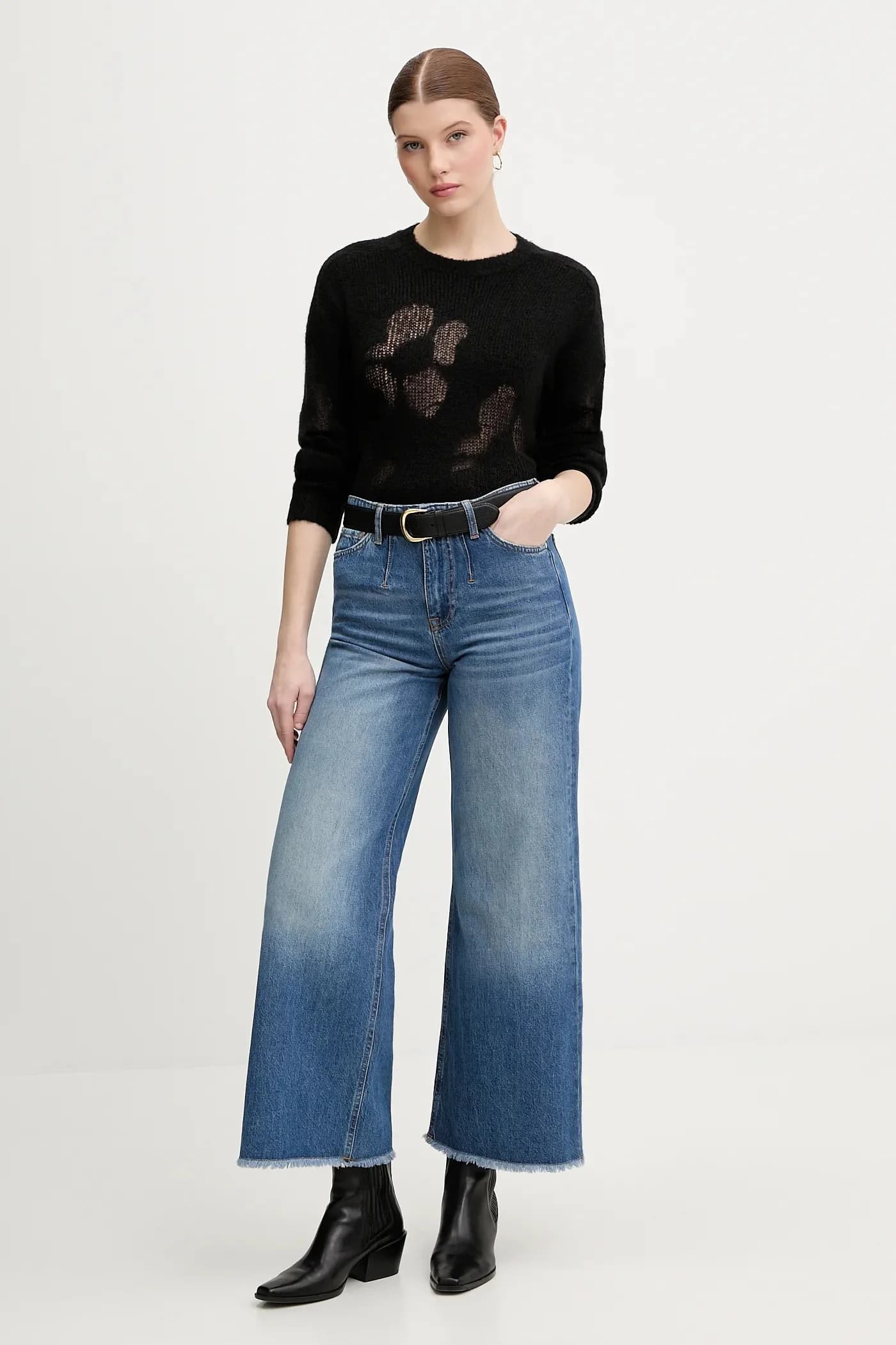 Свитер из смесовой шерсти - фото 2