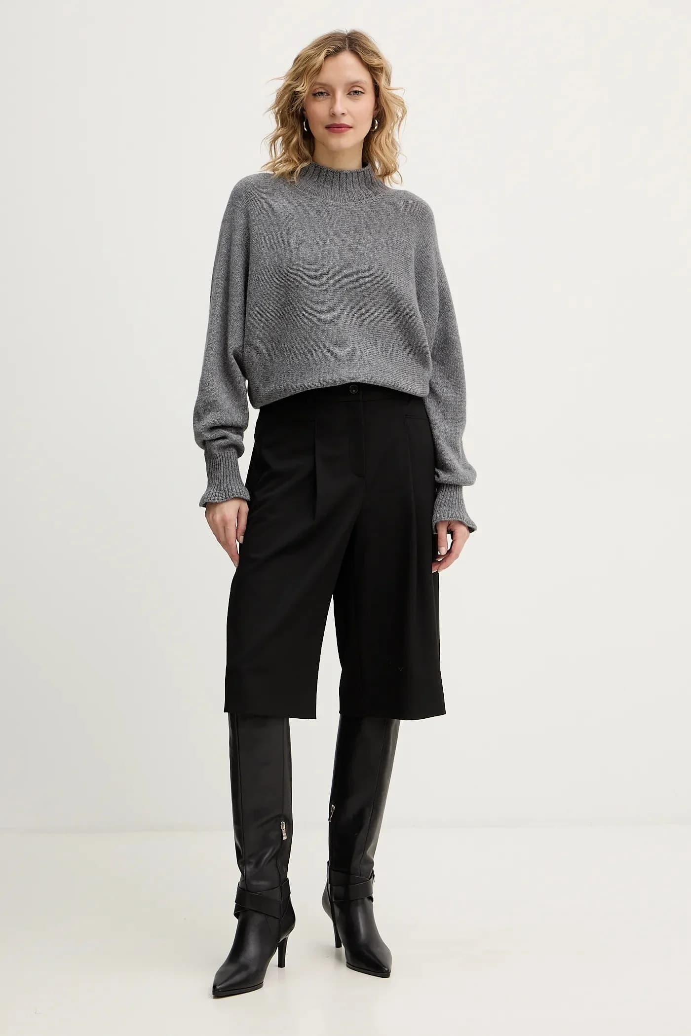 Свитер из смесовой шерсти - фото 2