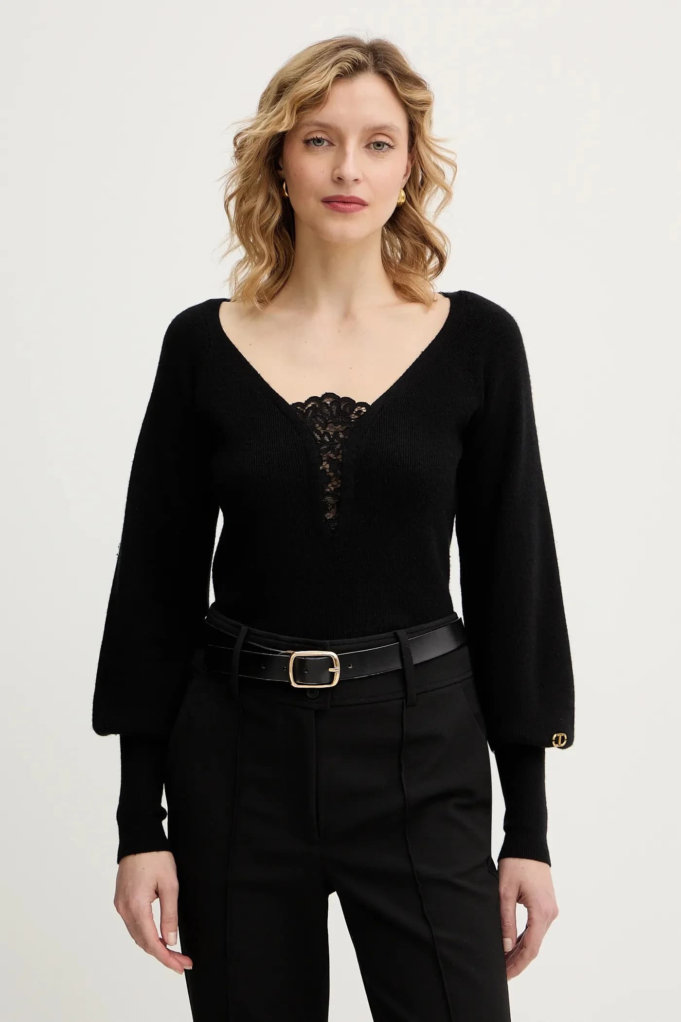 Свитер из смесовой шерсти