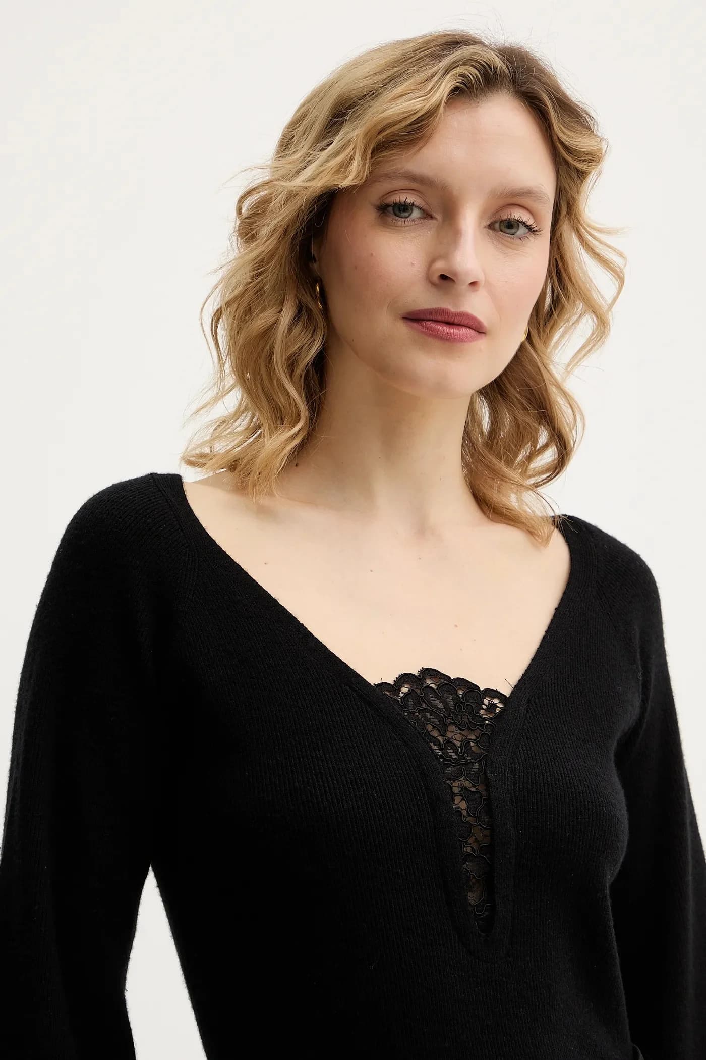 Свитер из смесовой шерсти - фото 4