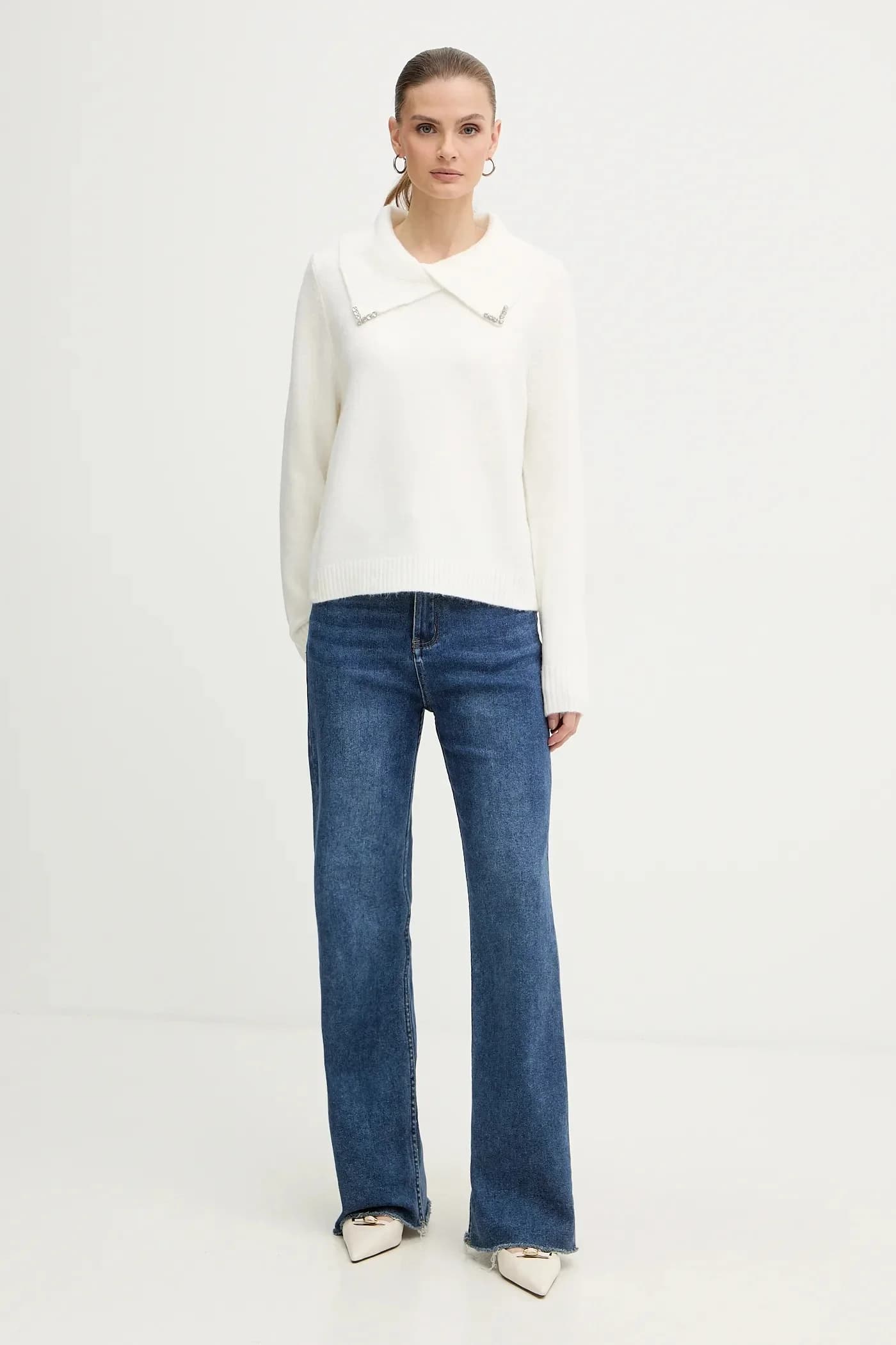 Свитер из смесовой шерсти - фото 2