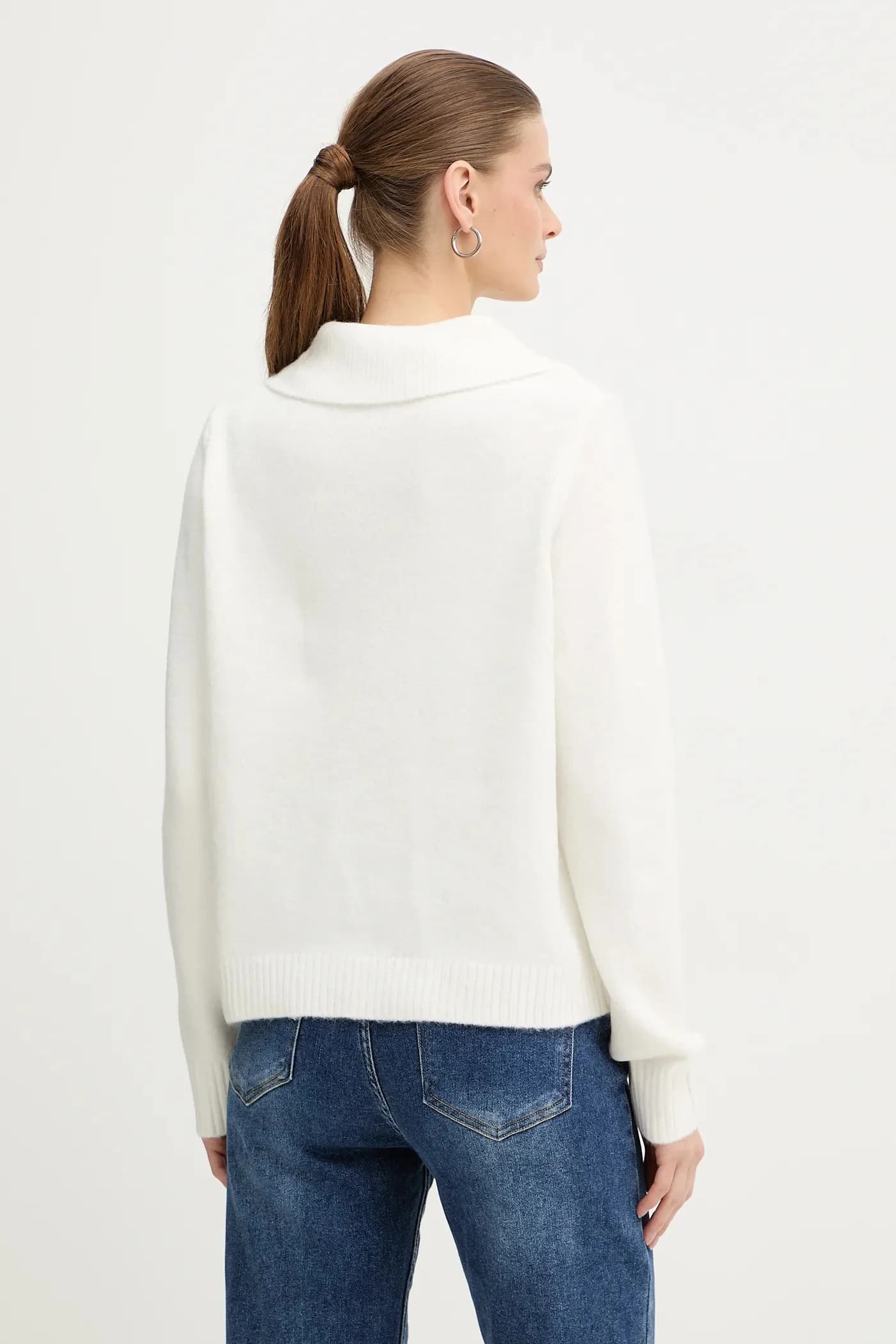 Свитер из смесовой шерсти - фото 3