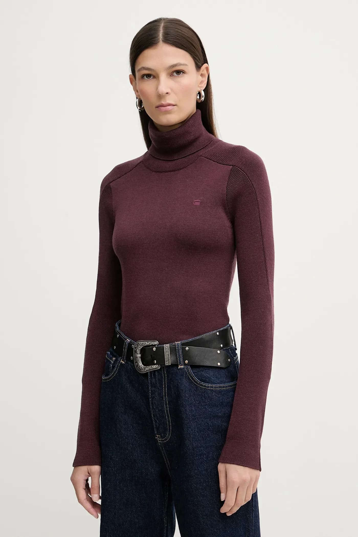 Шерстяной свитер тонкой вязки Core с черепахой