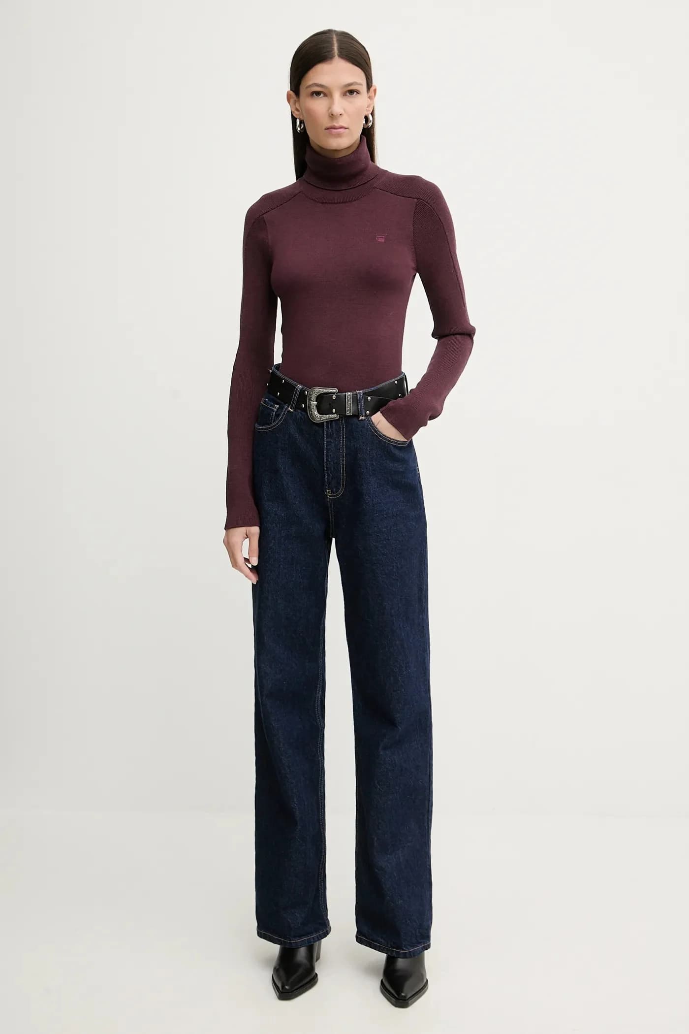 Шерстяной свитер тонкой вязки Core с черепахой - фото 2