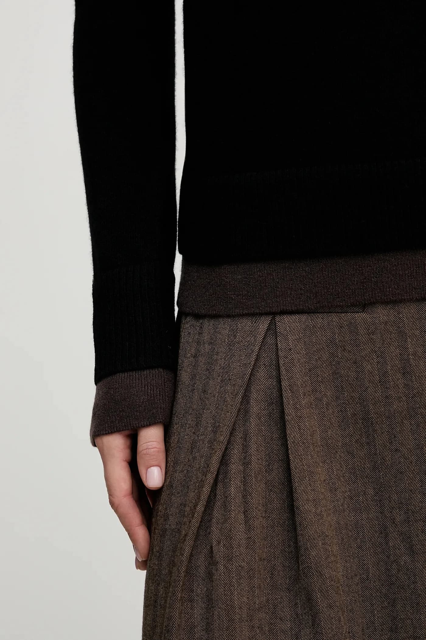 Свитер из смесовой шерсти - фото 4