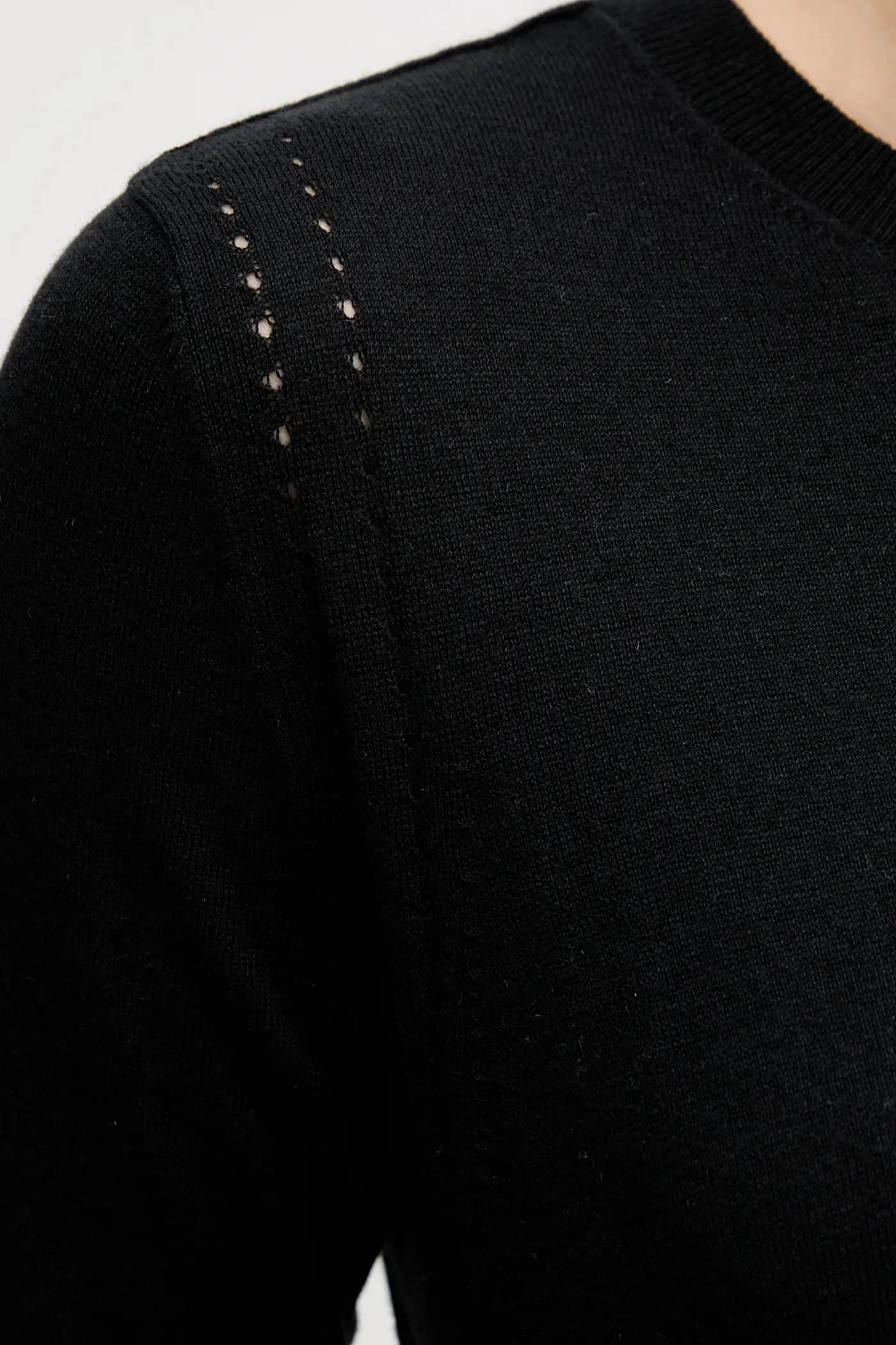 Свитер из смесовой шерсти - фото 5