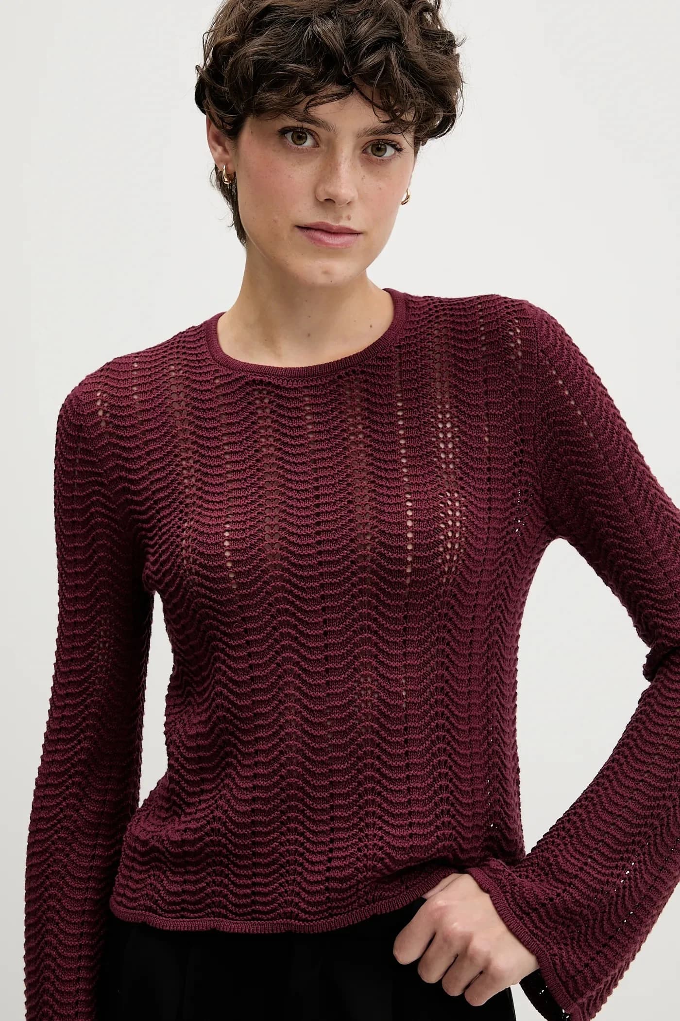 Хлопковый свитер - фото 4