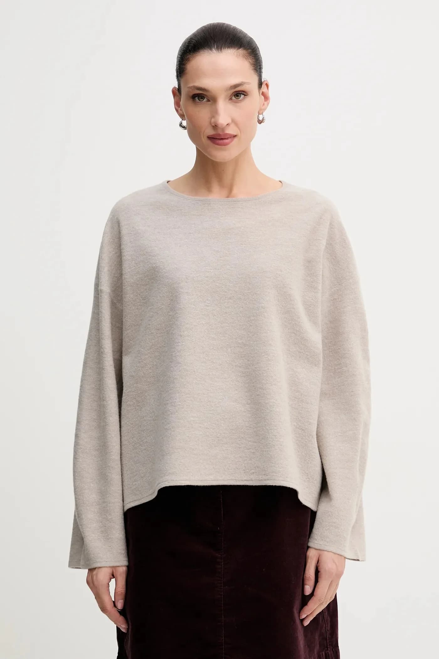 Свитер из смесовой шерсти