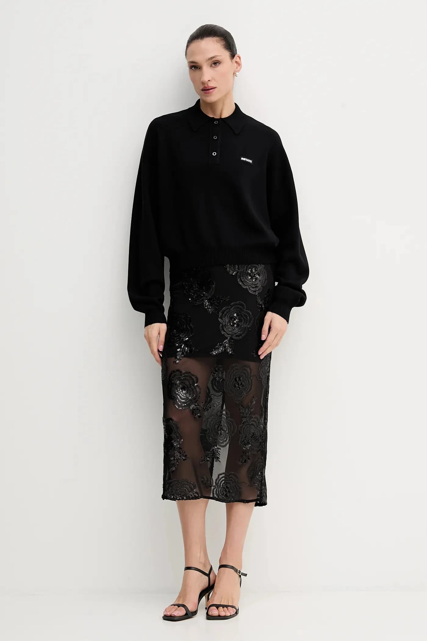 Свитер из смесовой шерсти - фото 2