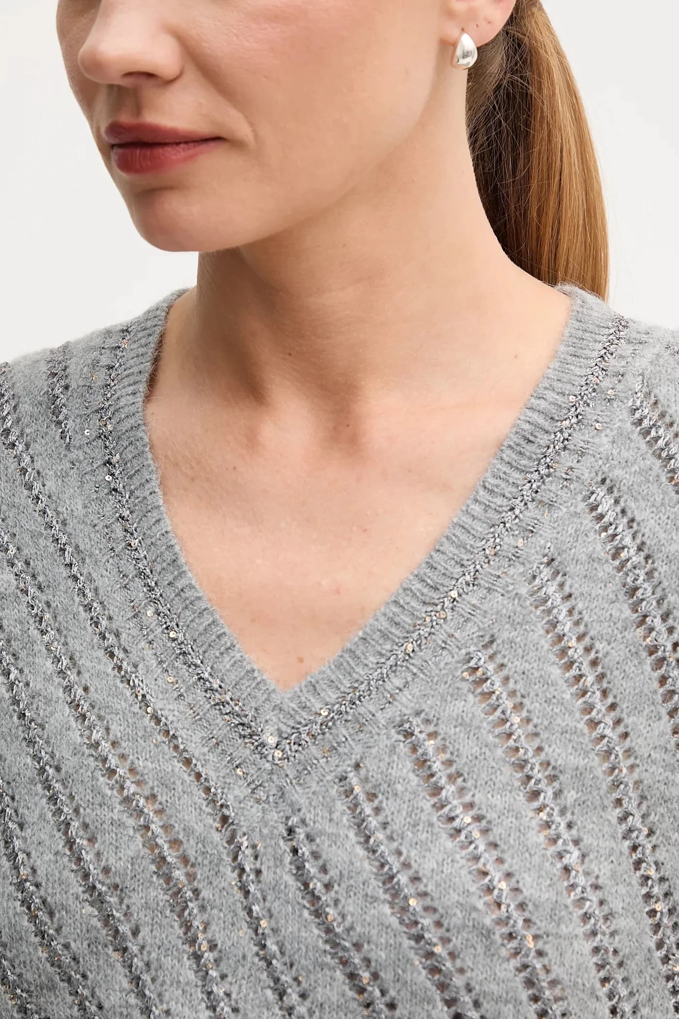 Свитер из смесовой шерсти - фото 5