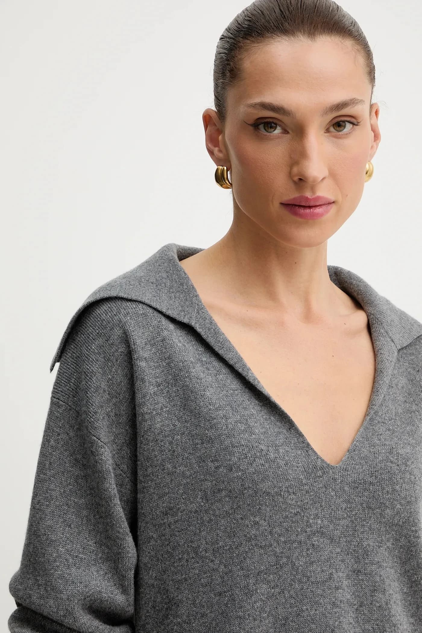 Шерстяной свитер фланола - фото 4