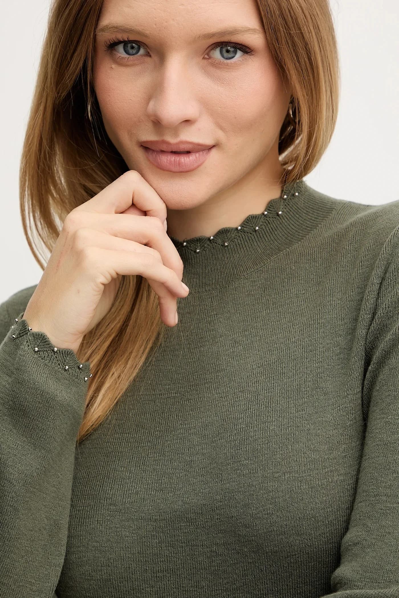 Свитер из смесовой шерсти - фото 4