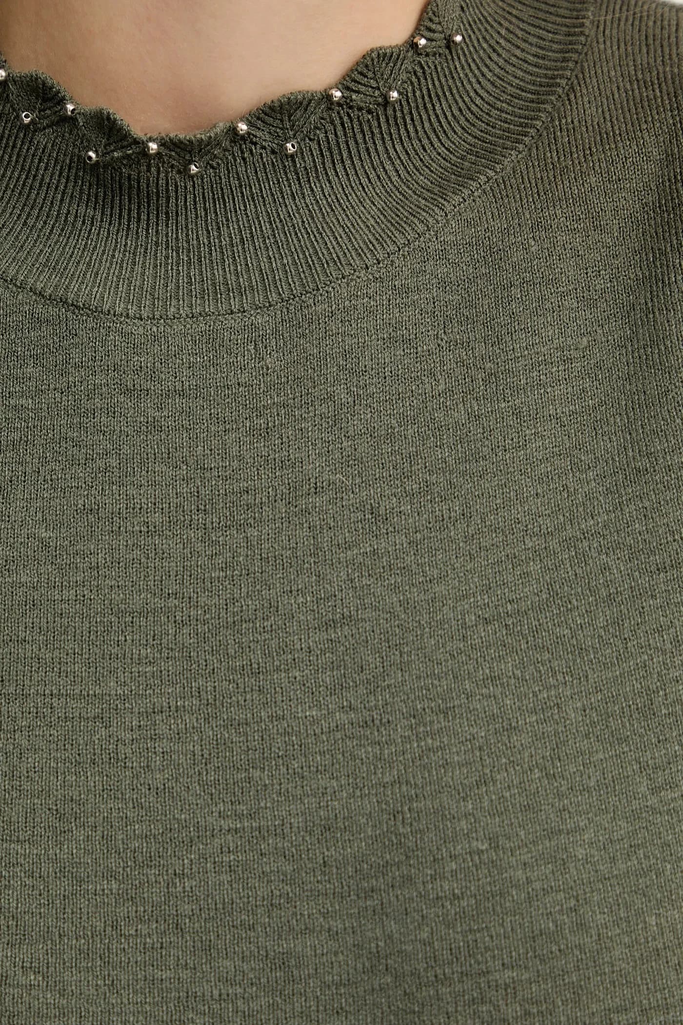 Свитер из смесовой шерсти - фото 5