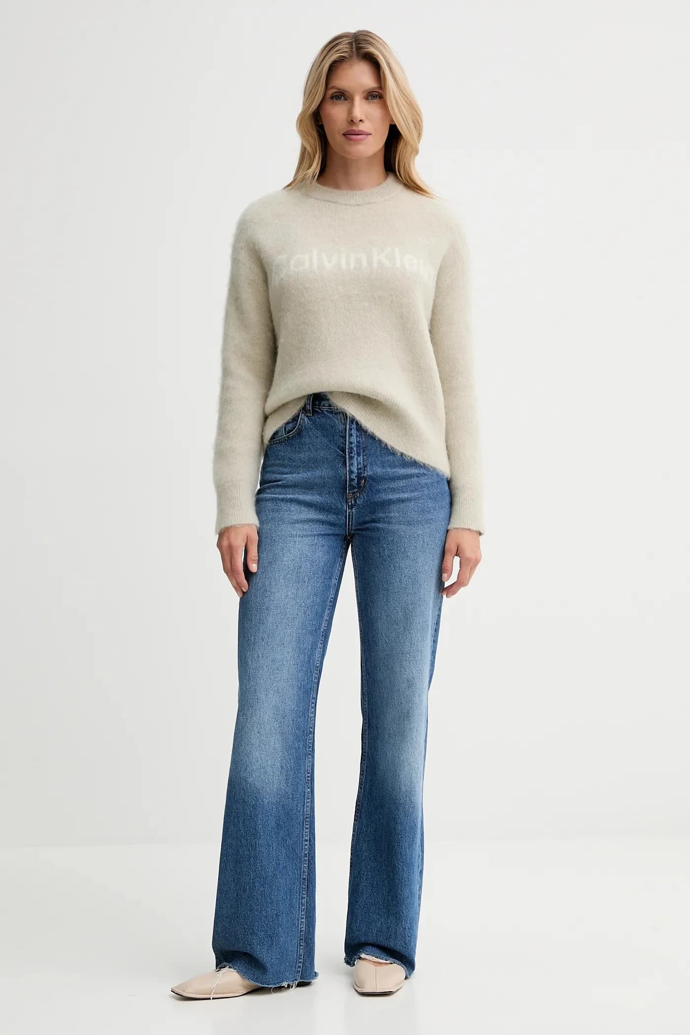 Свитер из смесовой шерсти - фото 2