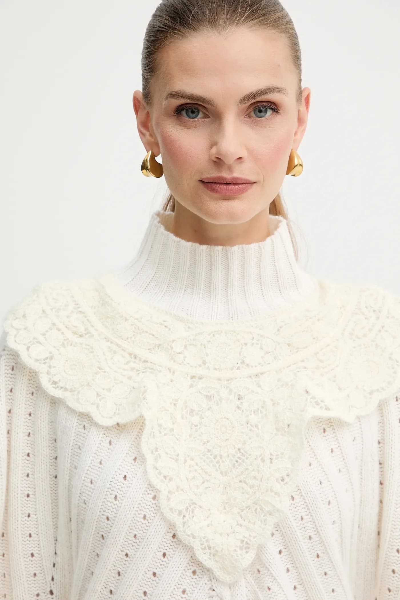 Свитер из смесовой шерсти - фото 5