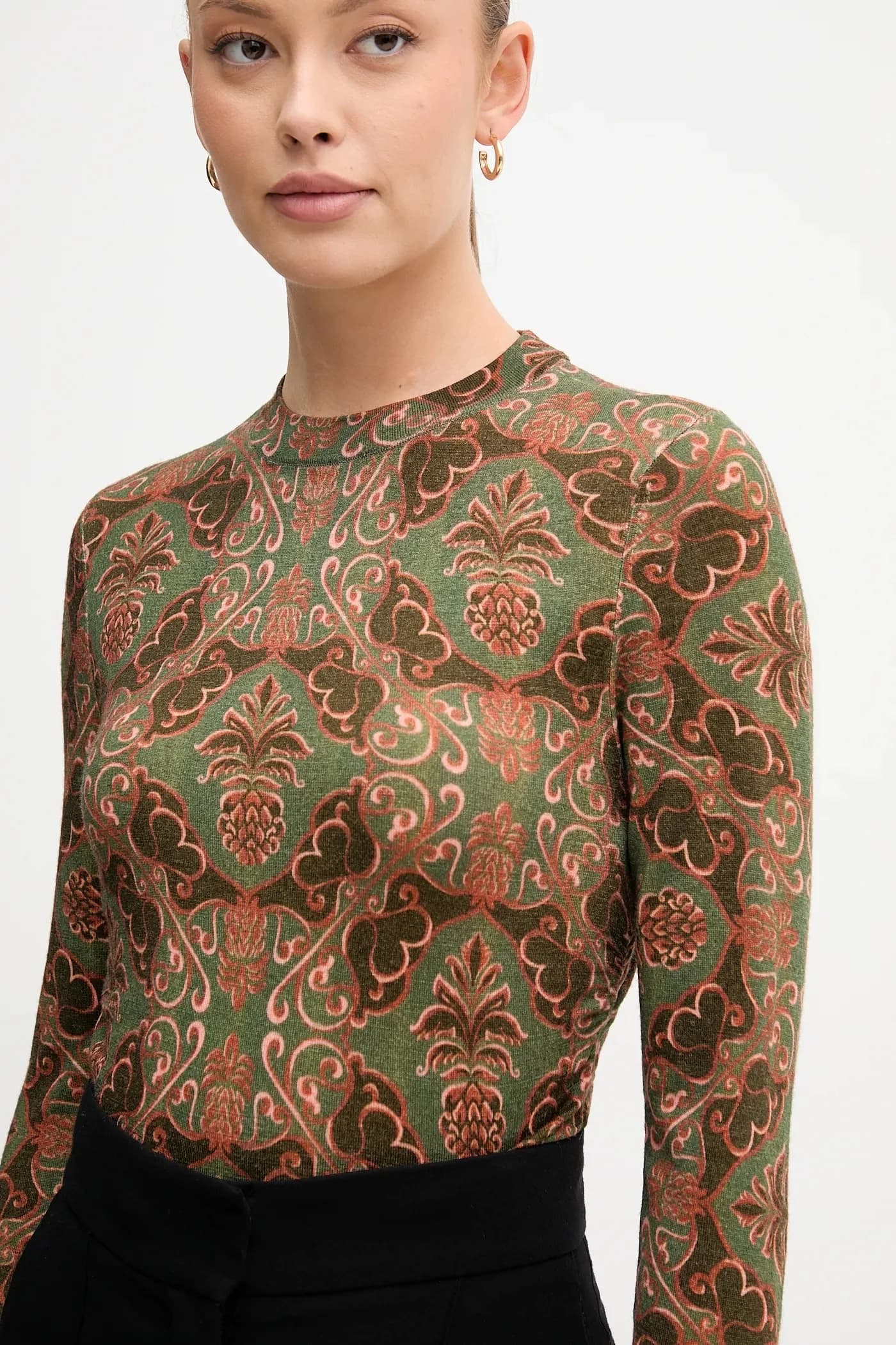 Шерстяной свитер x Farm Rio - фото 4