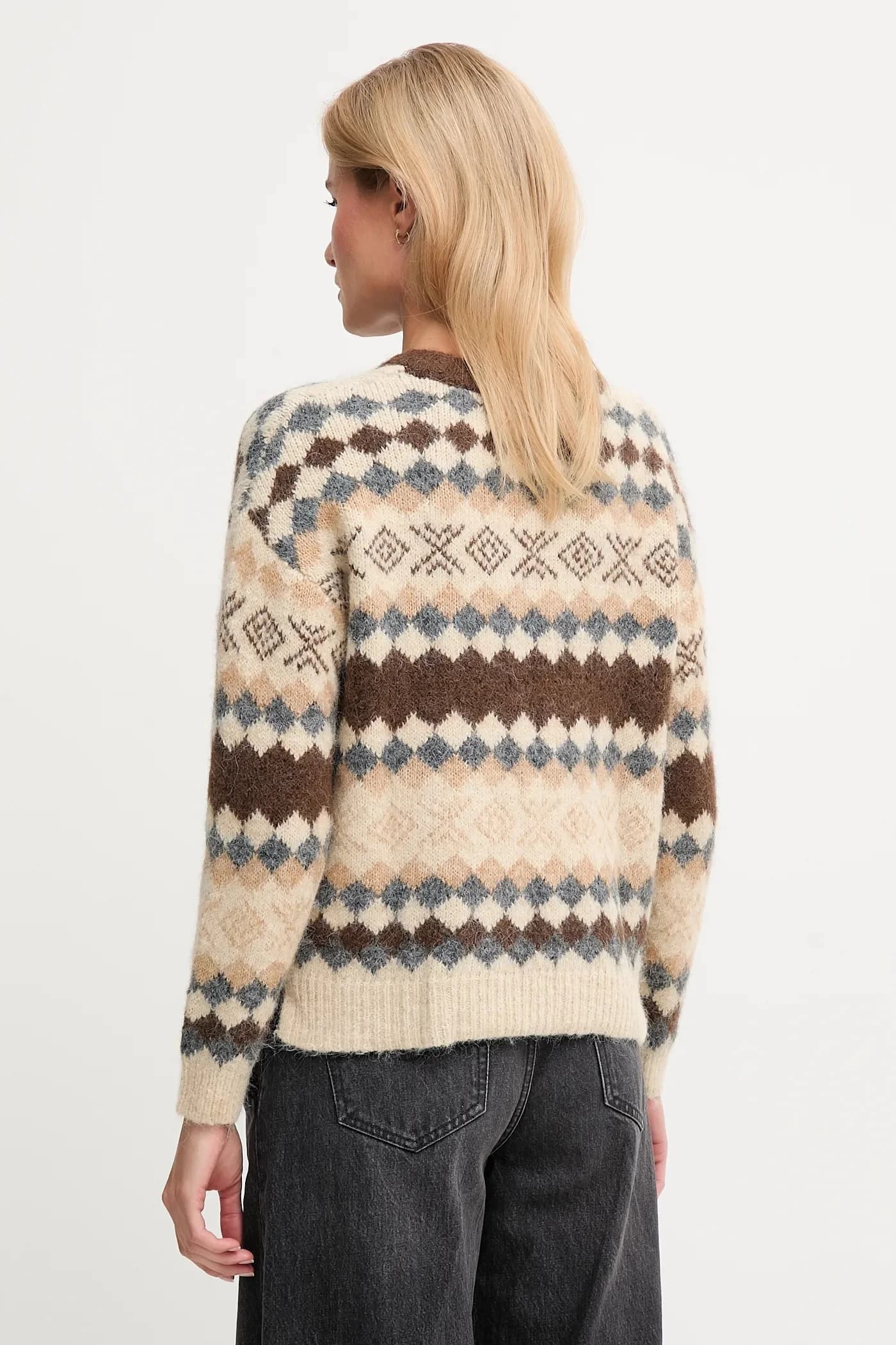 Свитер из смесовой шерсти - фото 3