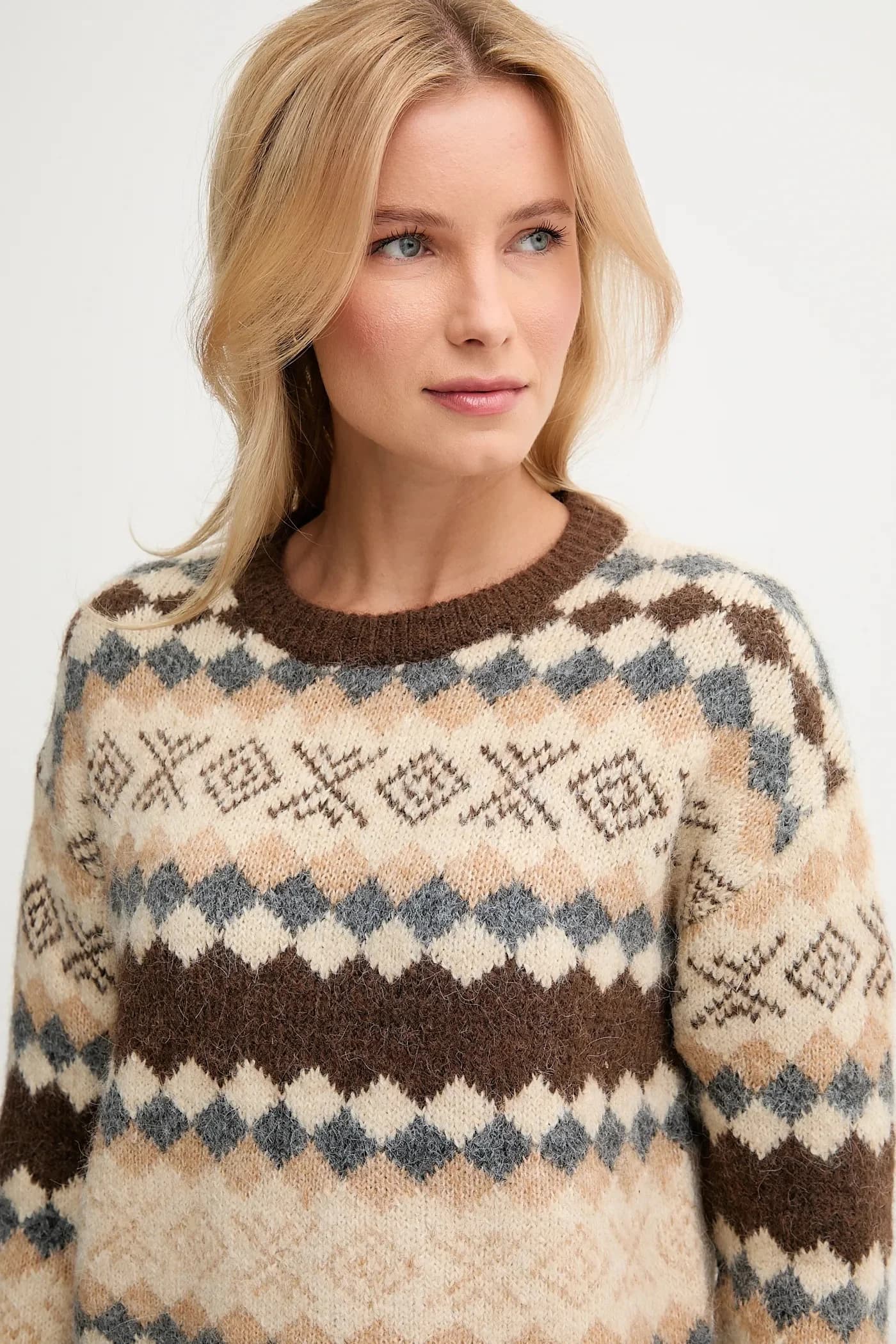 Свитер из смесовой шерсти - фото 4