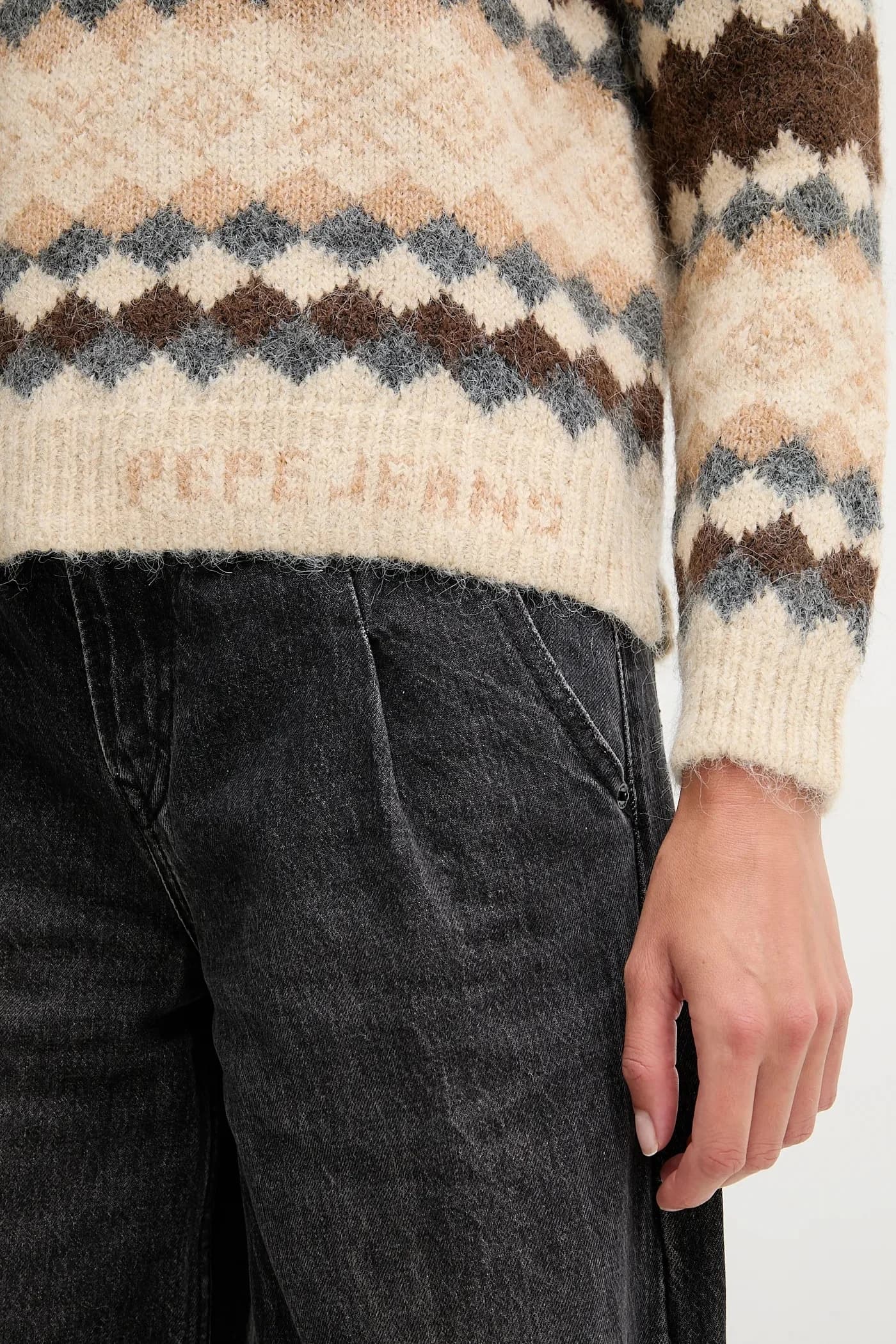 Свитер из смесовой шерсти - фото 5