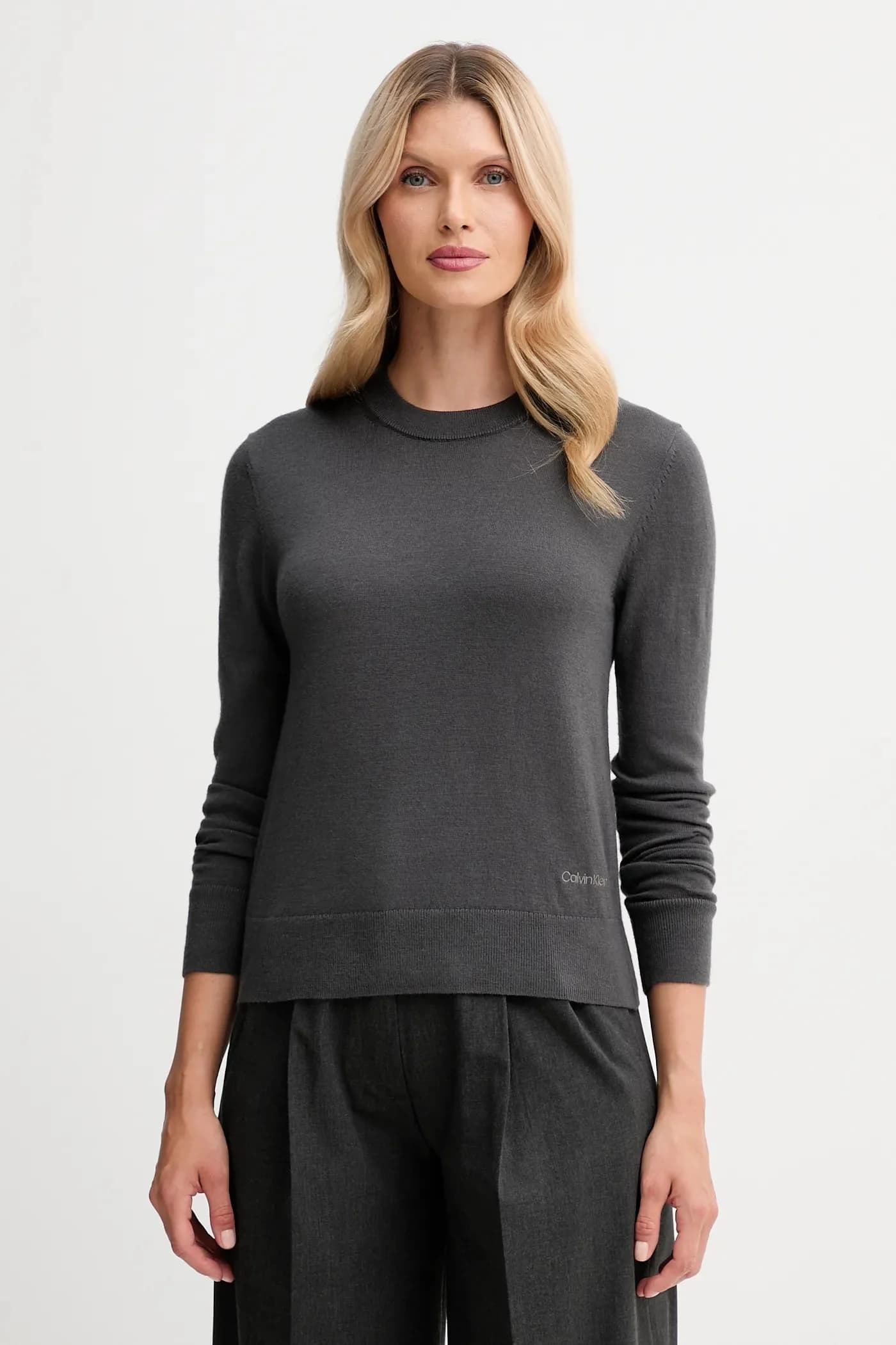 Свитер из смесовой шерсти