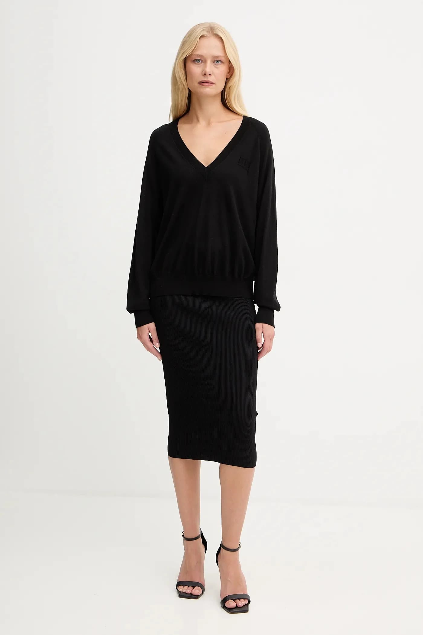 Свитер из смесовой шерсти - фото 2