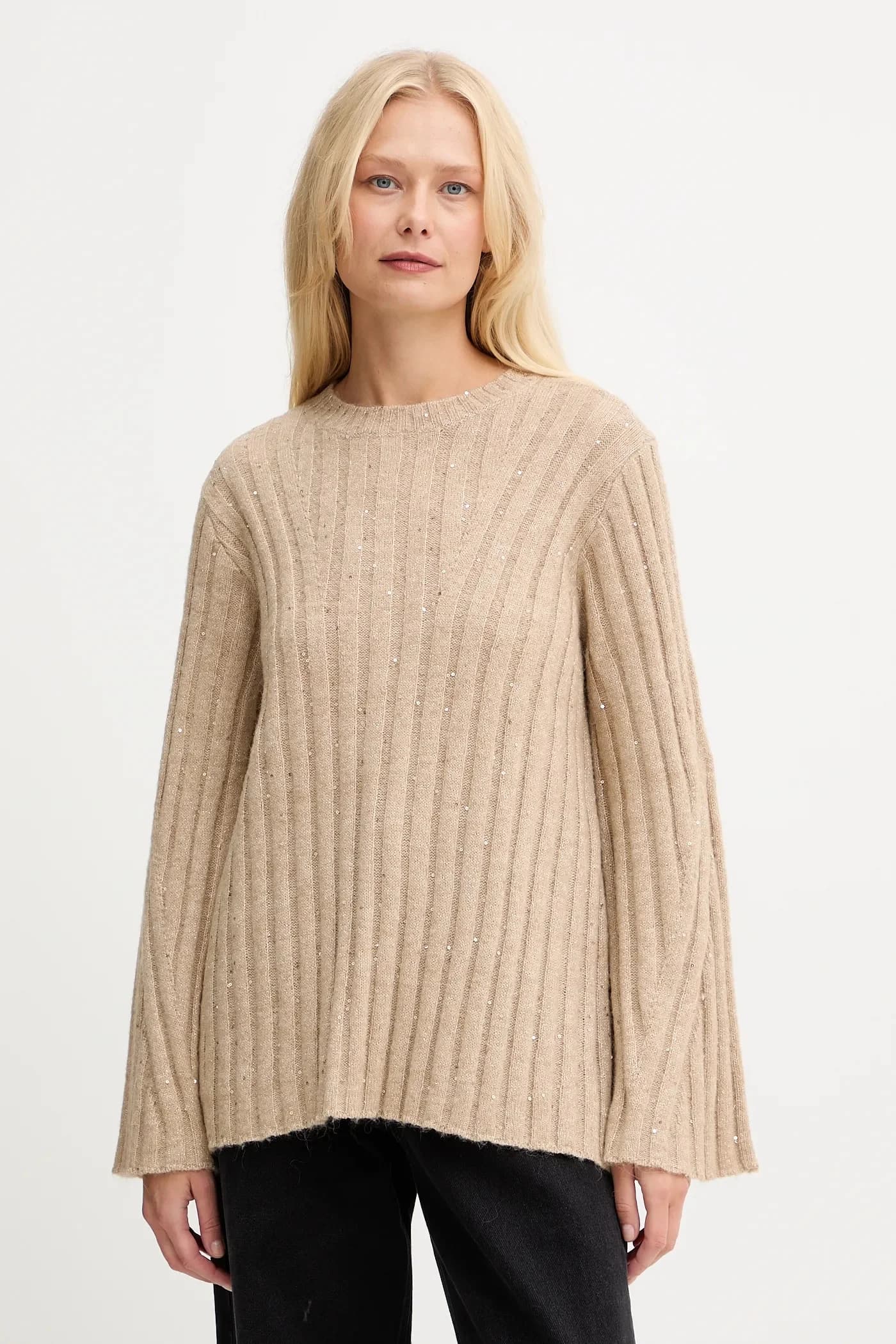 Свитер из смесовой шерсти