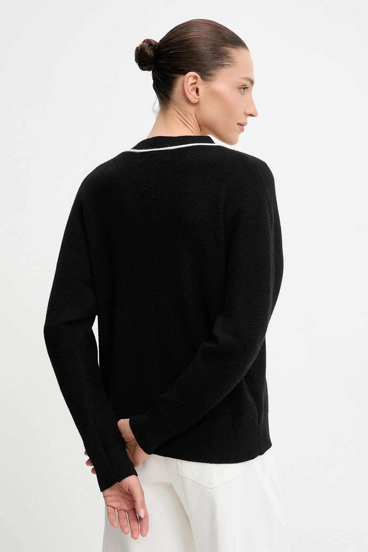 Свитер из кашемира и шелка - фото 3