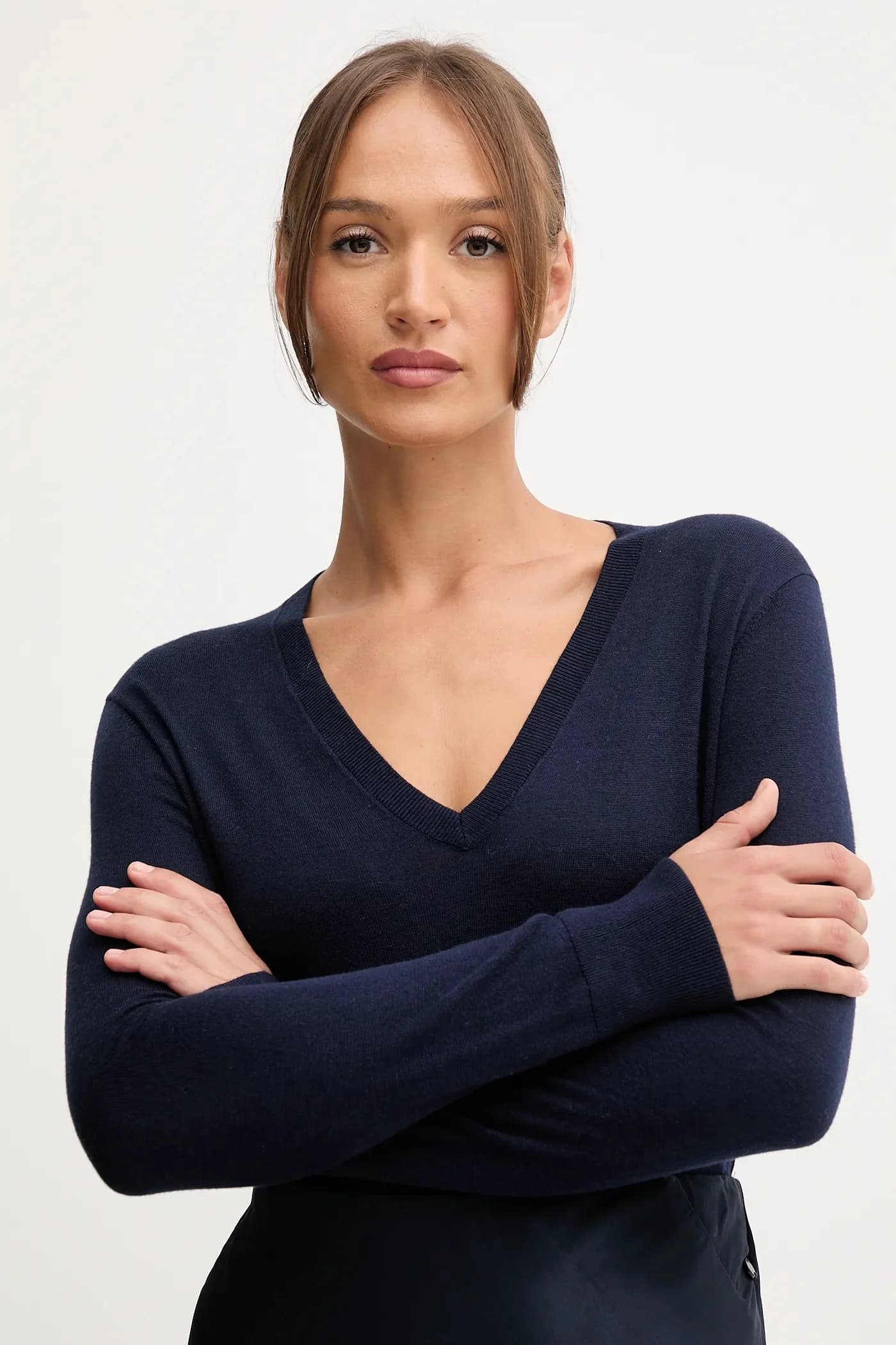 Свитер из смесового шелка - фото 4