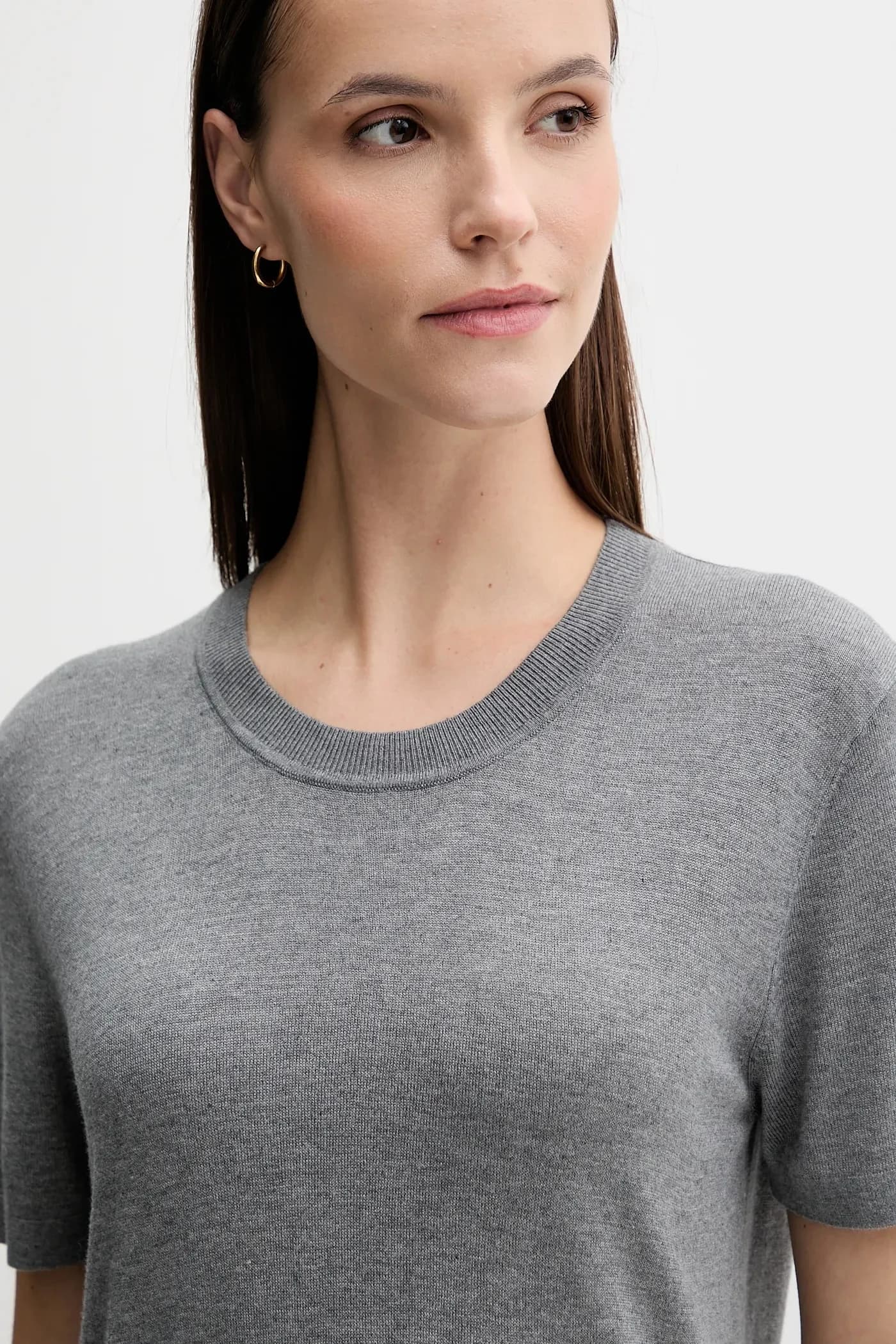 Шелковая футболка - фото 4