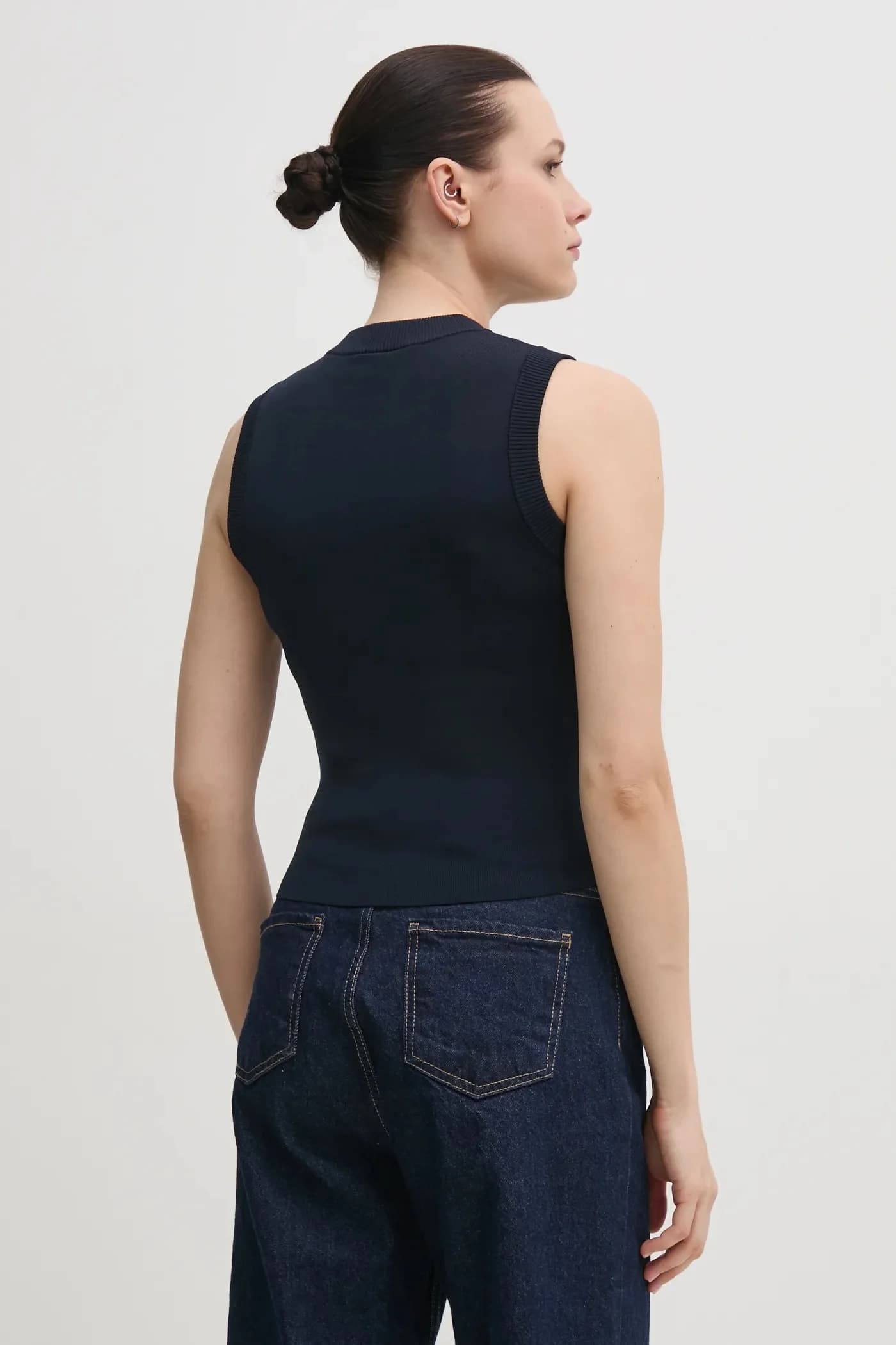 ЖИЛЕТ В ПОЛОСКУ - фото 3