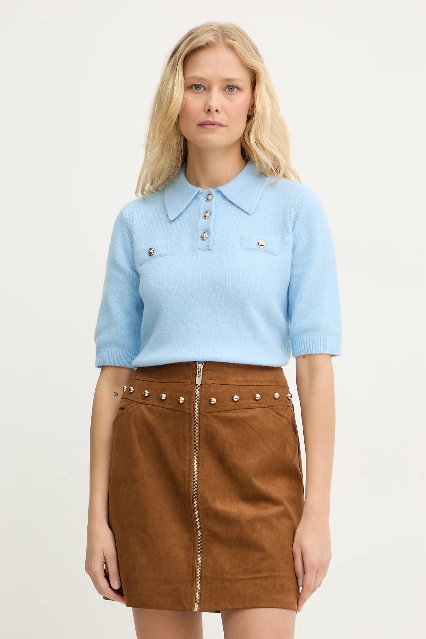 Женский свитер из смесовой шерсти