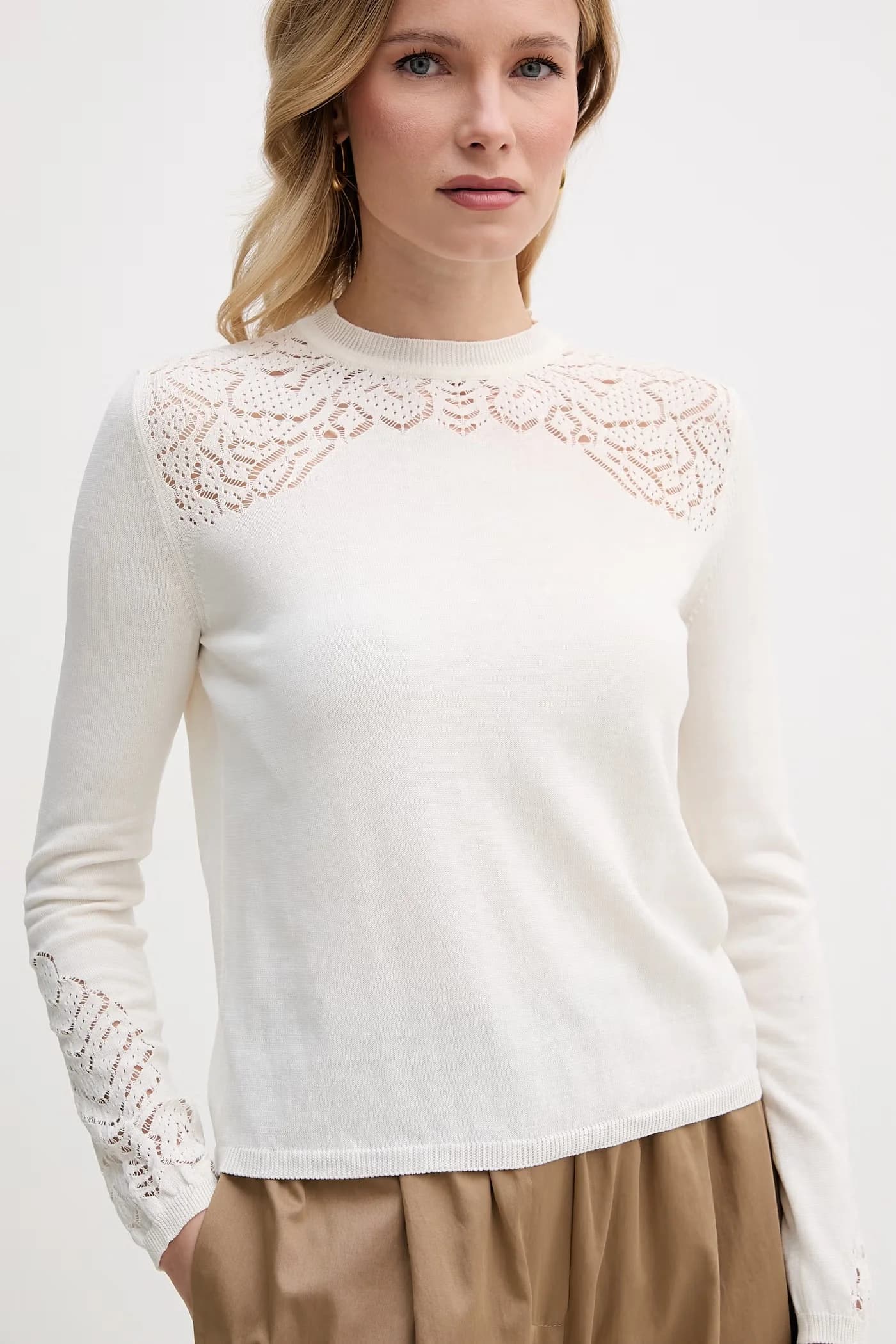 MCONATALE женский хлопковый свитер - фото 4