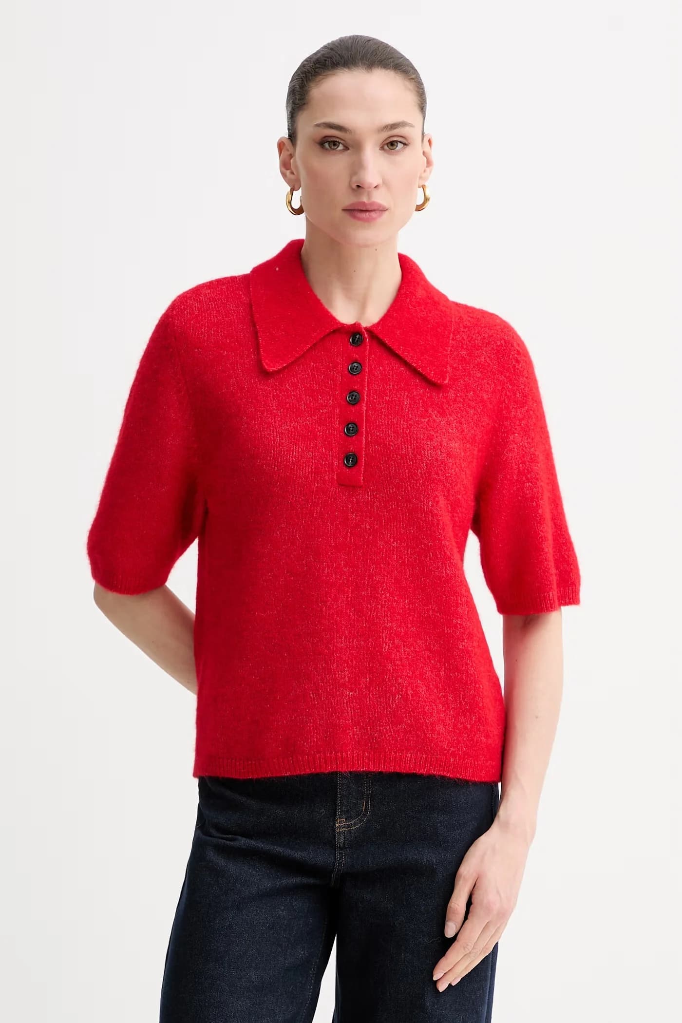 Свитер из смесовой шерсти