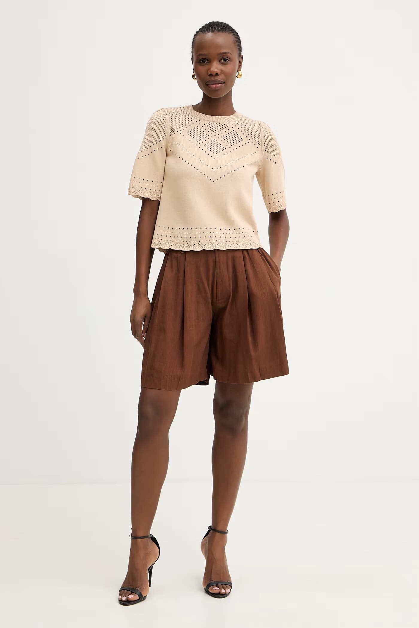 Женский хлопковый свитер - фото 2