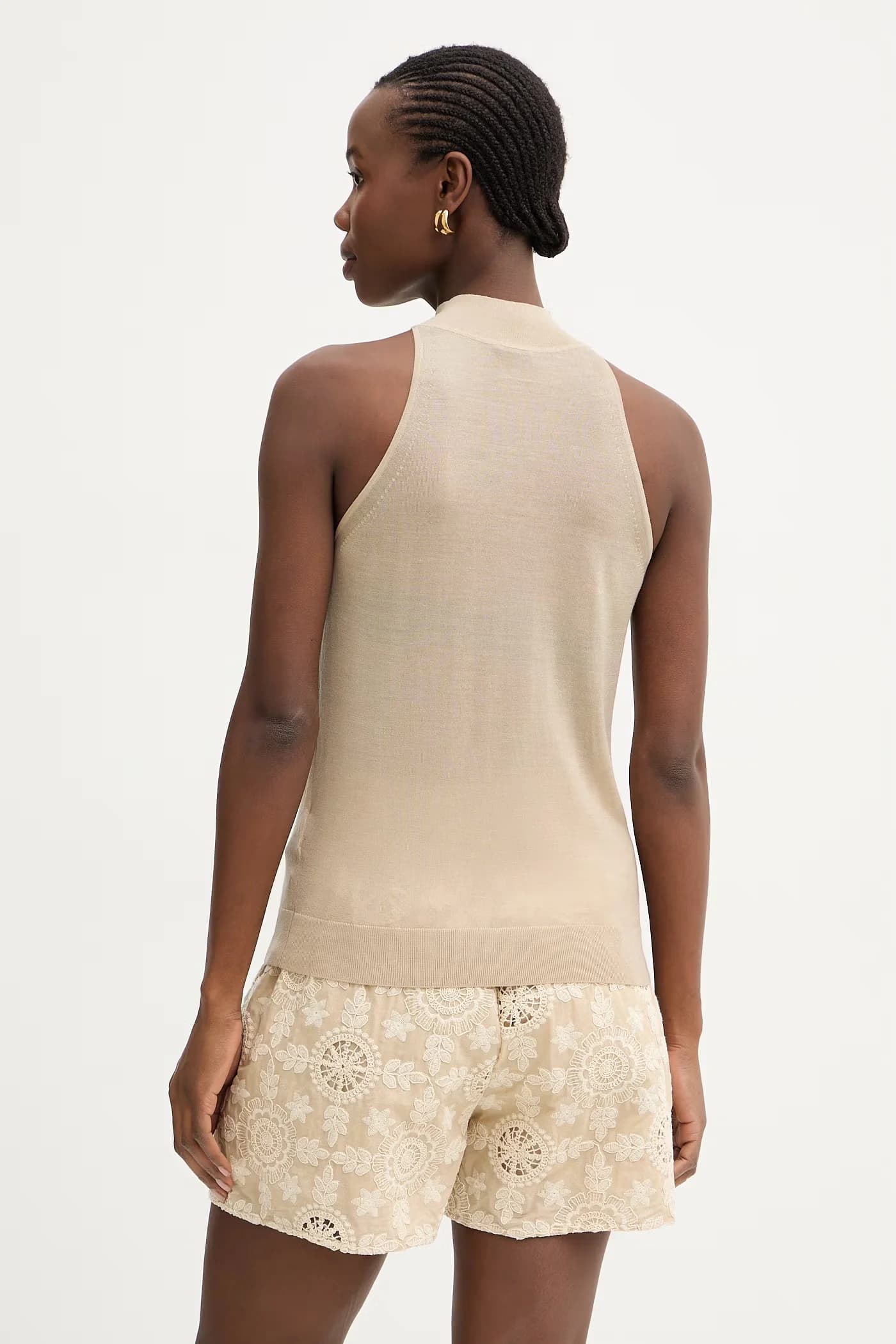 Женский свитер из шерсти Fargherita. - фото 3