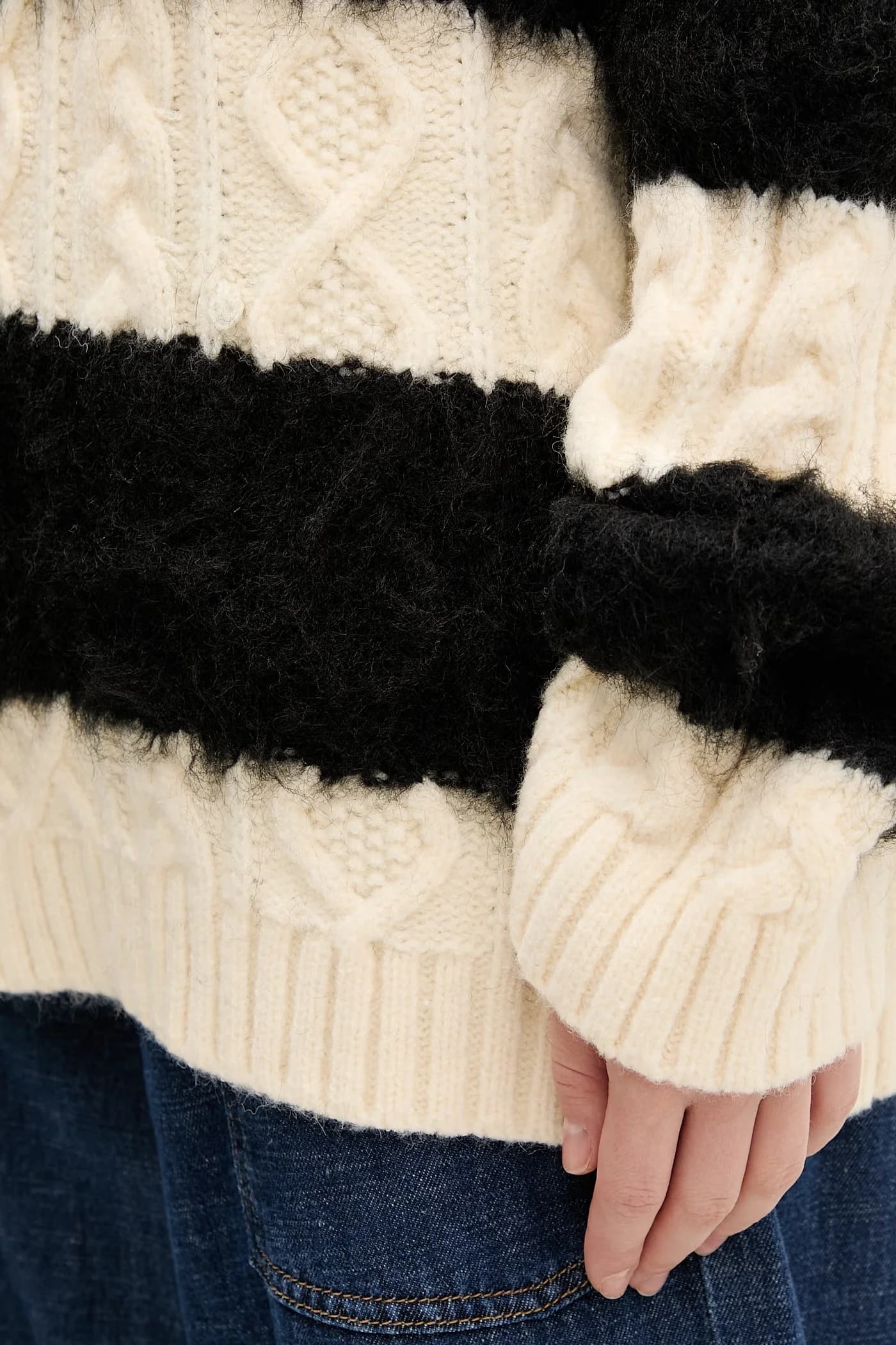 Свитер из смесовой шерсти - фото 5