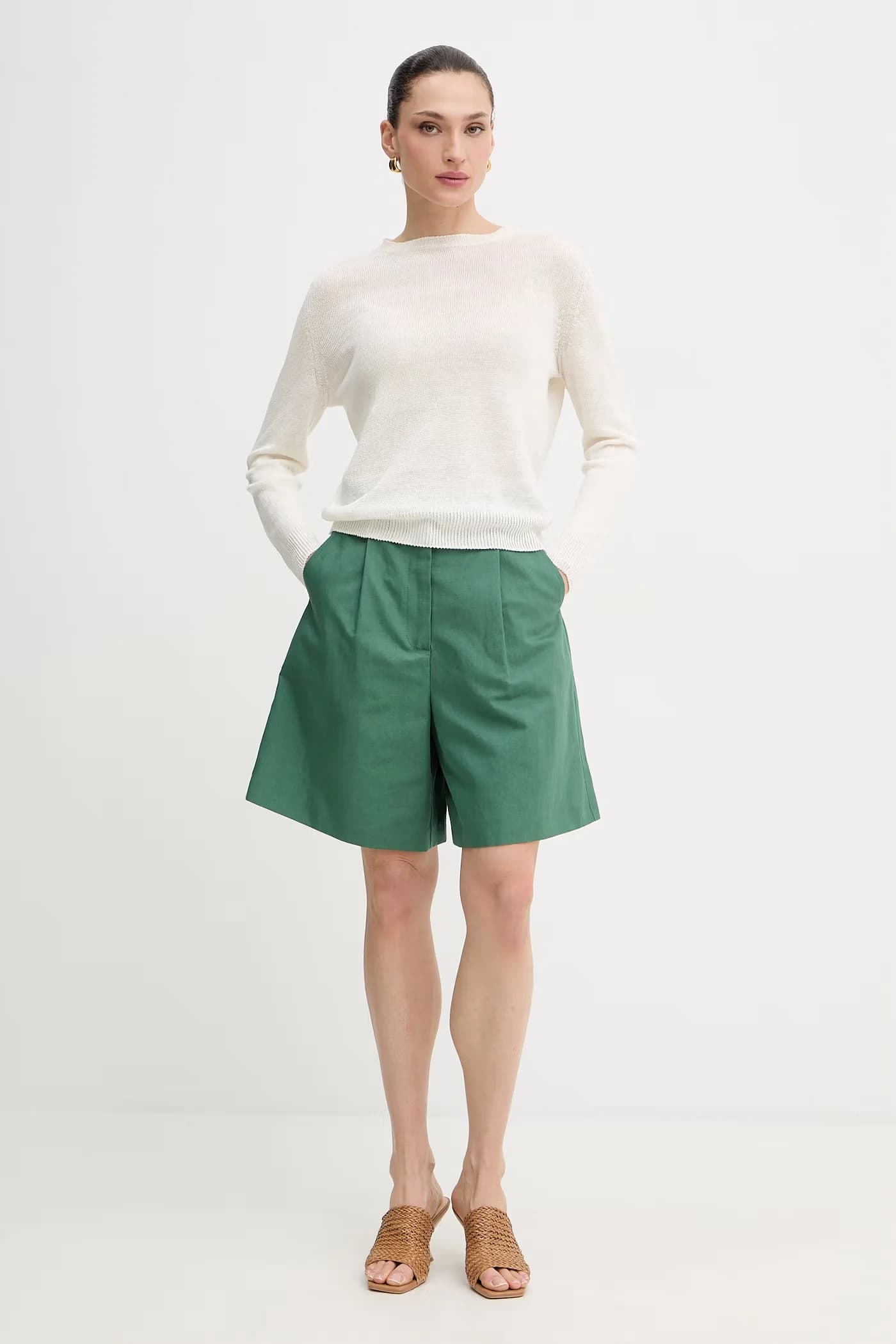 Льняной свитер ATZECO - фото 2