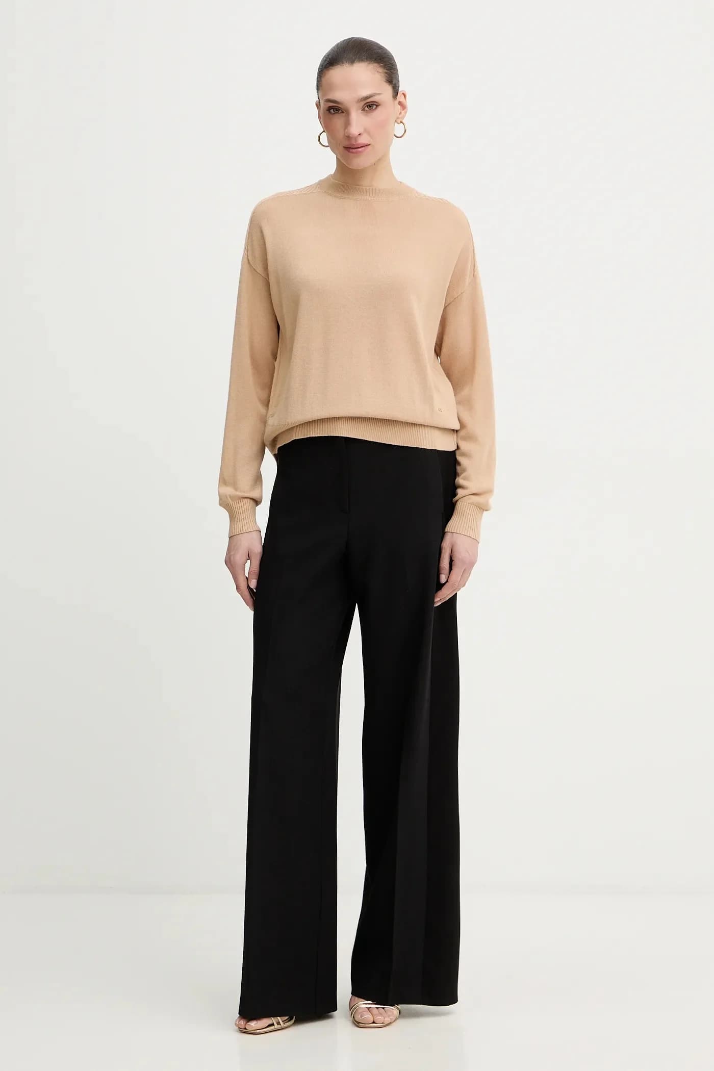 Свитер из смесовой шерсти - фото 2