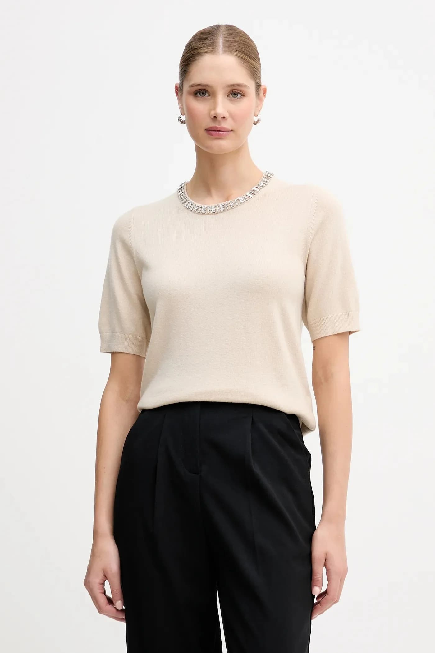 Свитер из смесовой шерсти