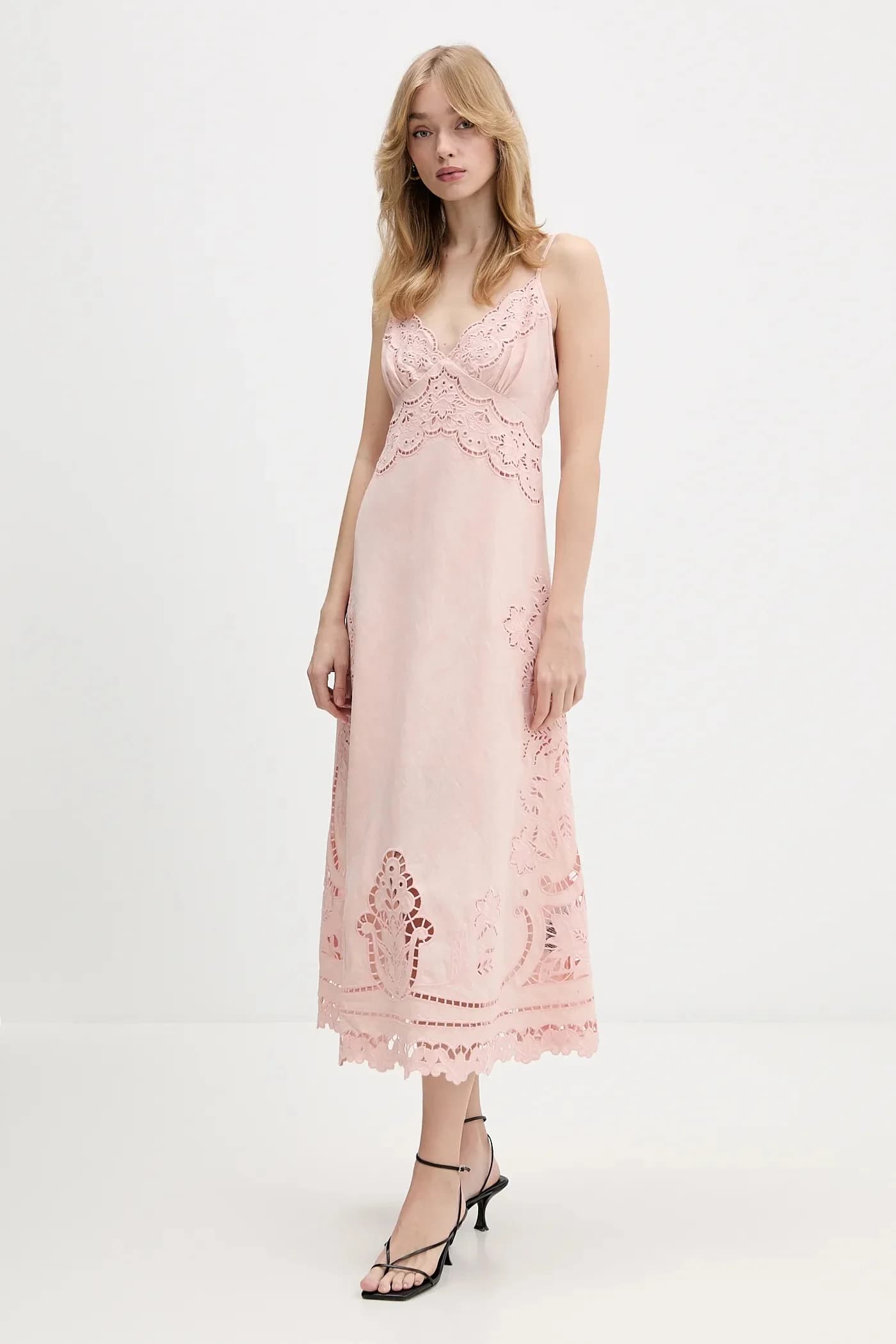 Льняное платье - фото 2